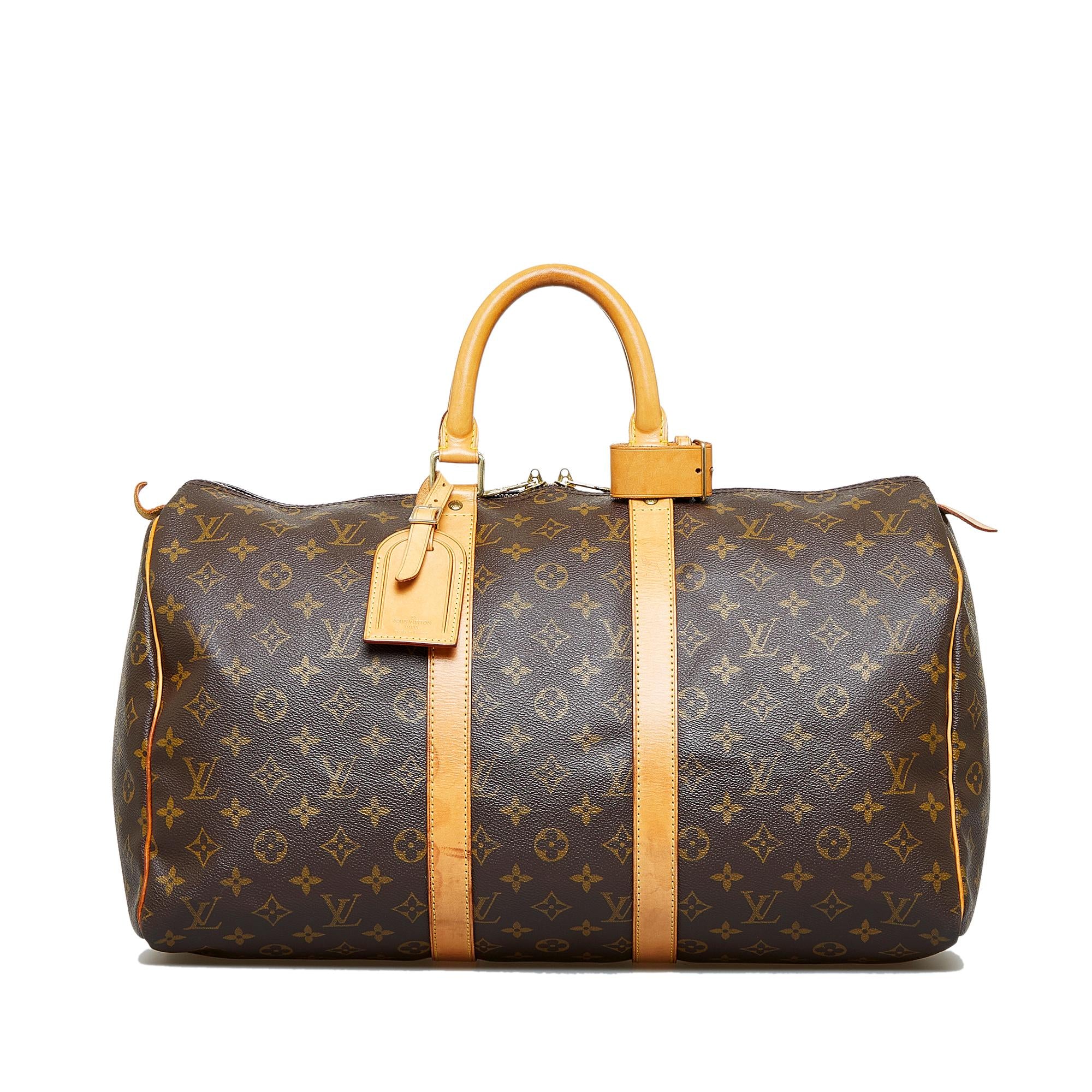 Louis Vuitton Monogram Keepall 45 (SHG-8YkkSc)
