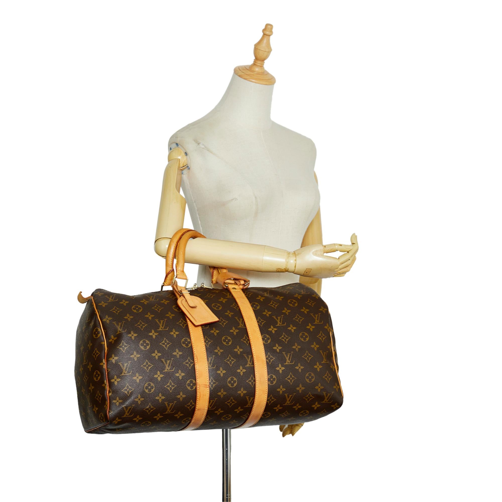 Louis Vuitton Monogram Keepall 45 (SHG-8YkkSc)
