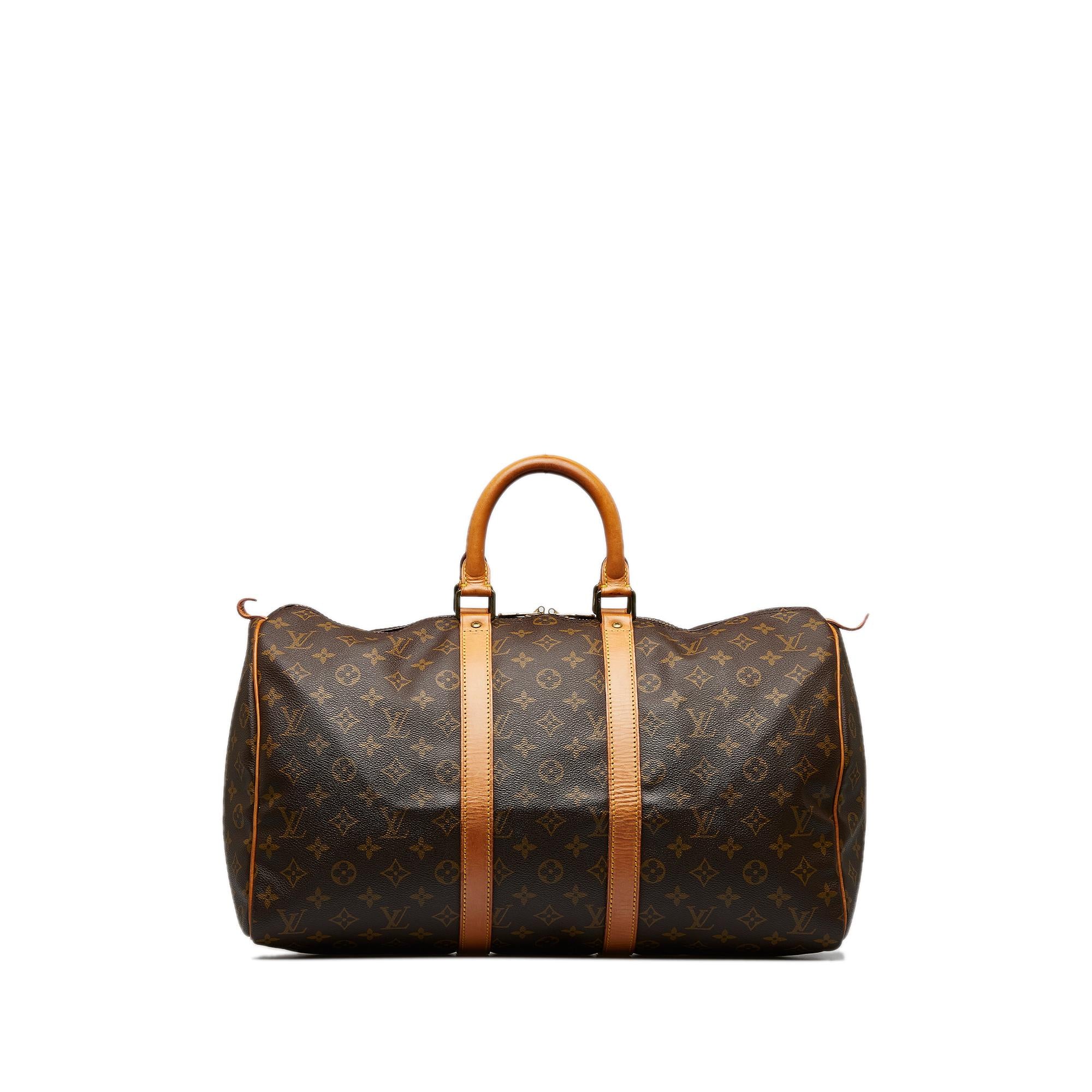Louis Vuitton Monogram Keepall 45 (SHG-fuIExD)