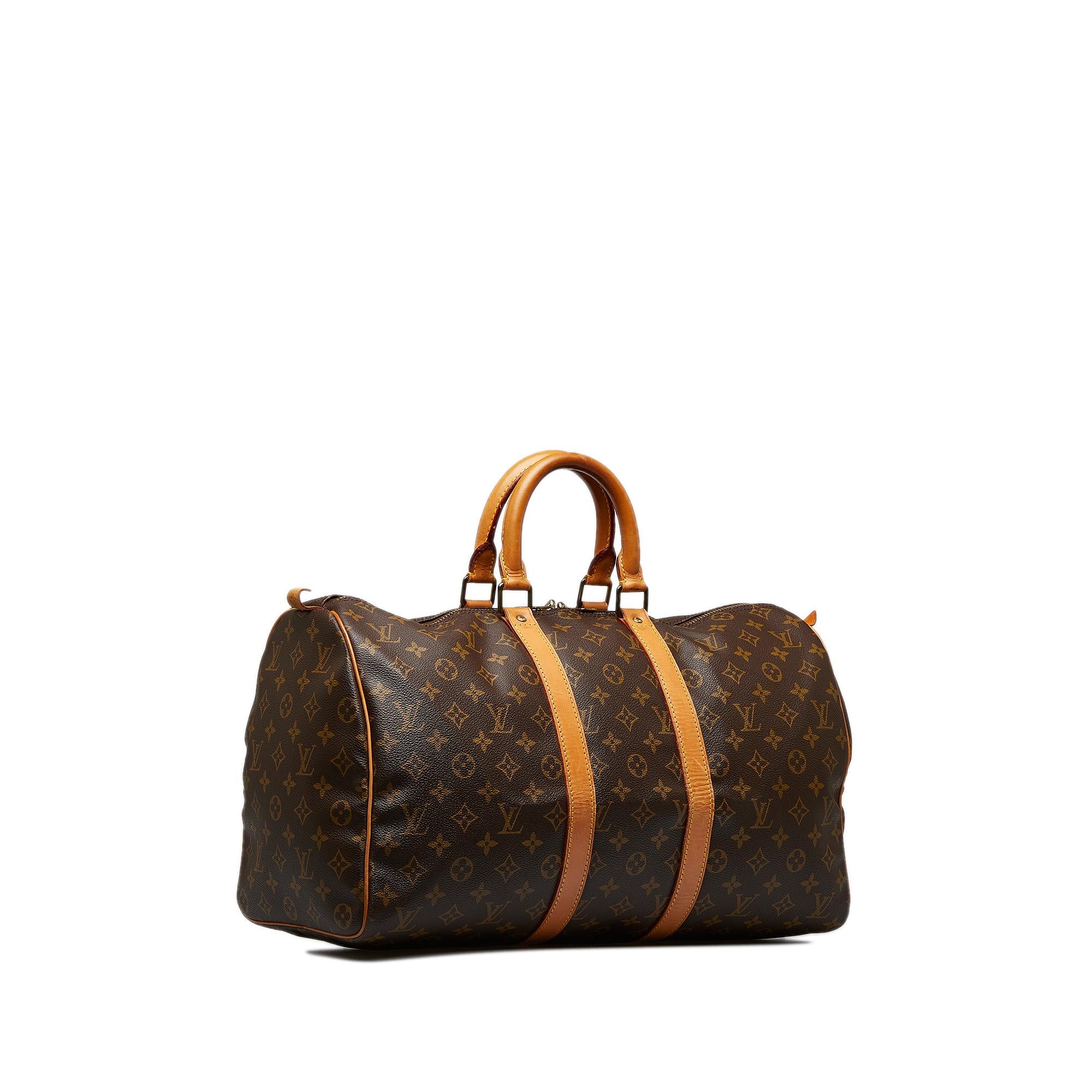 Louis Vuitton Monogram Keepall 45 (SHG-fuIExD)