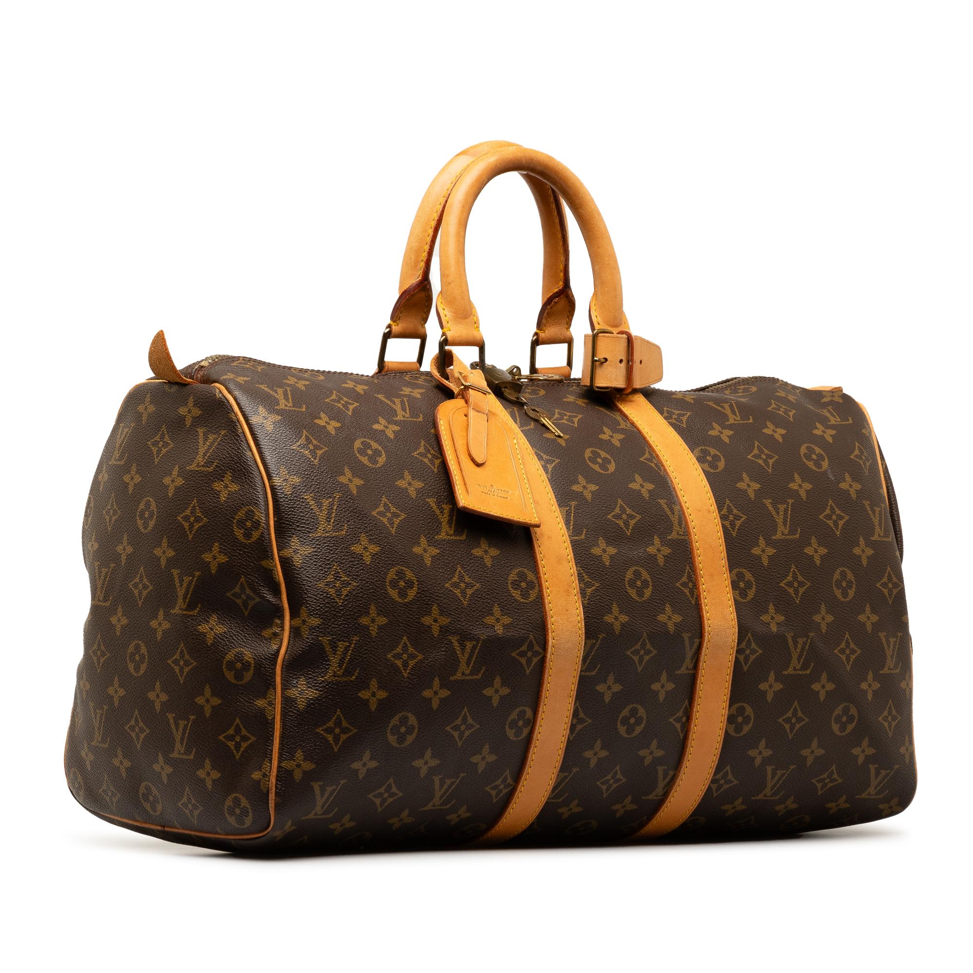 Louis Vuitton Monogram Keepall 45 (SHG-9MQT3I)