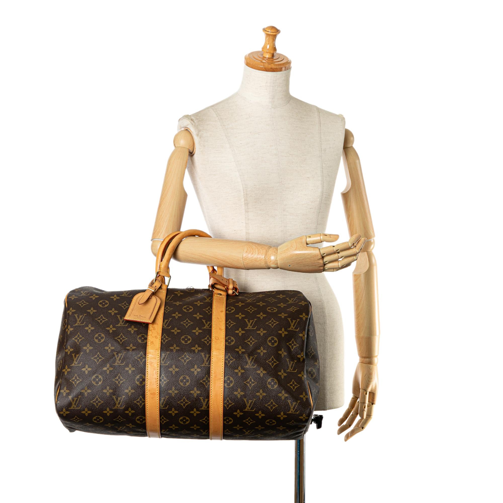 Louis Vuitton Monogram Keepall 45 (SHG-BIvubx)