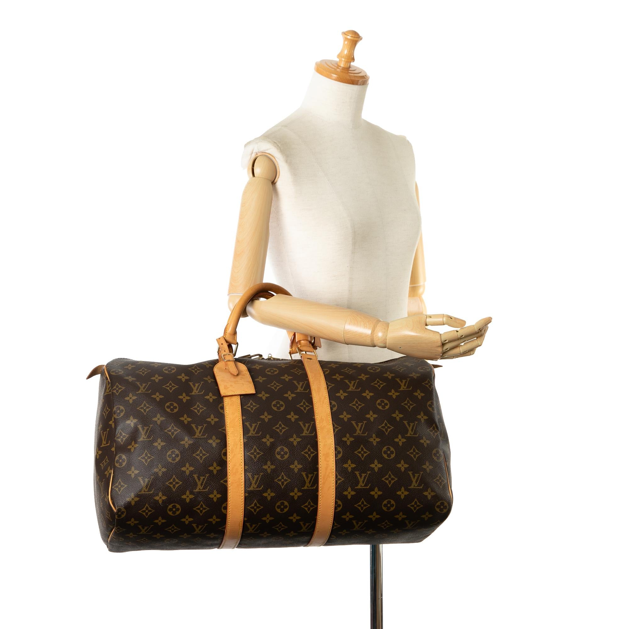 Louis Vuitton Monogram Keepall 50 (SHG-rTIm16)