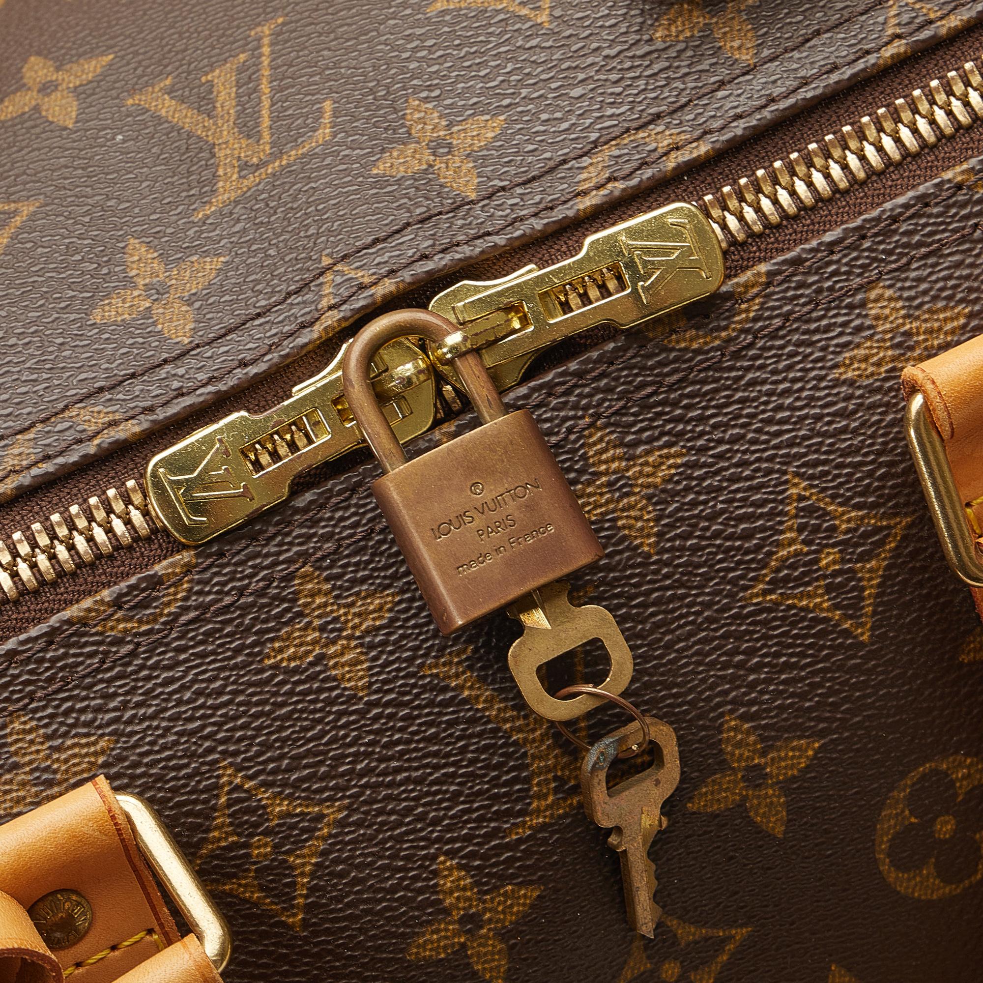 Louis Vuitton Monogram Keepall 55 (SHG-4LCcRg)