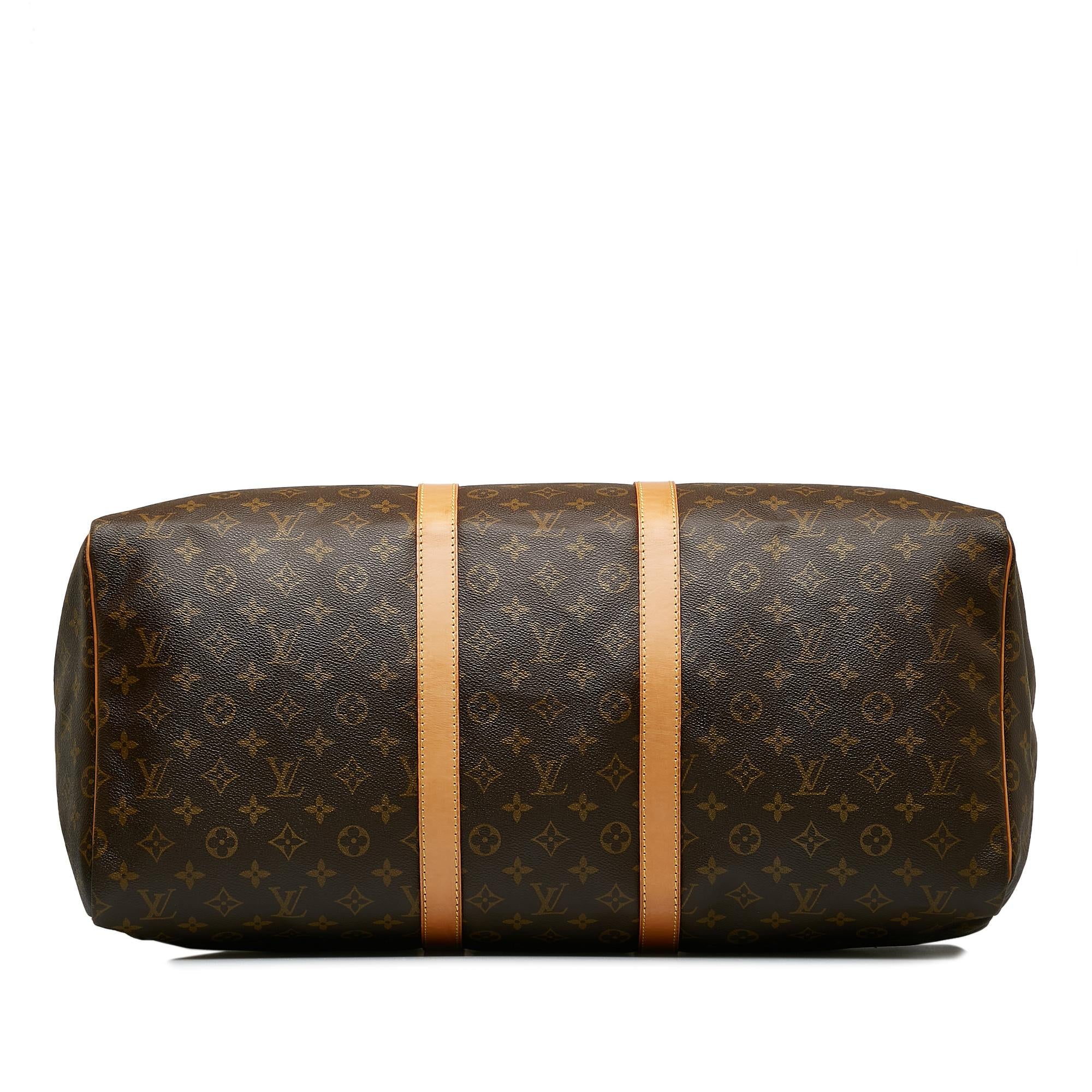 Louis Vuitton Monogram Keepall 55 (SHG-eDyegc)