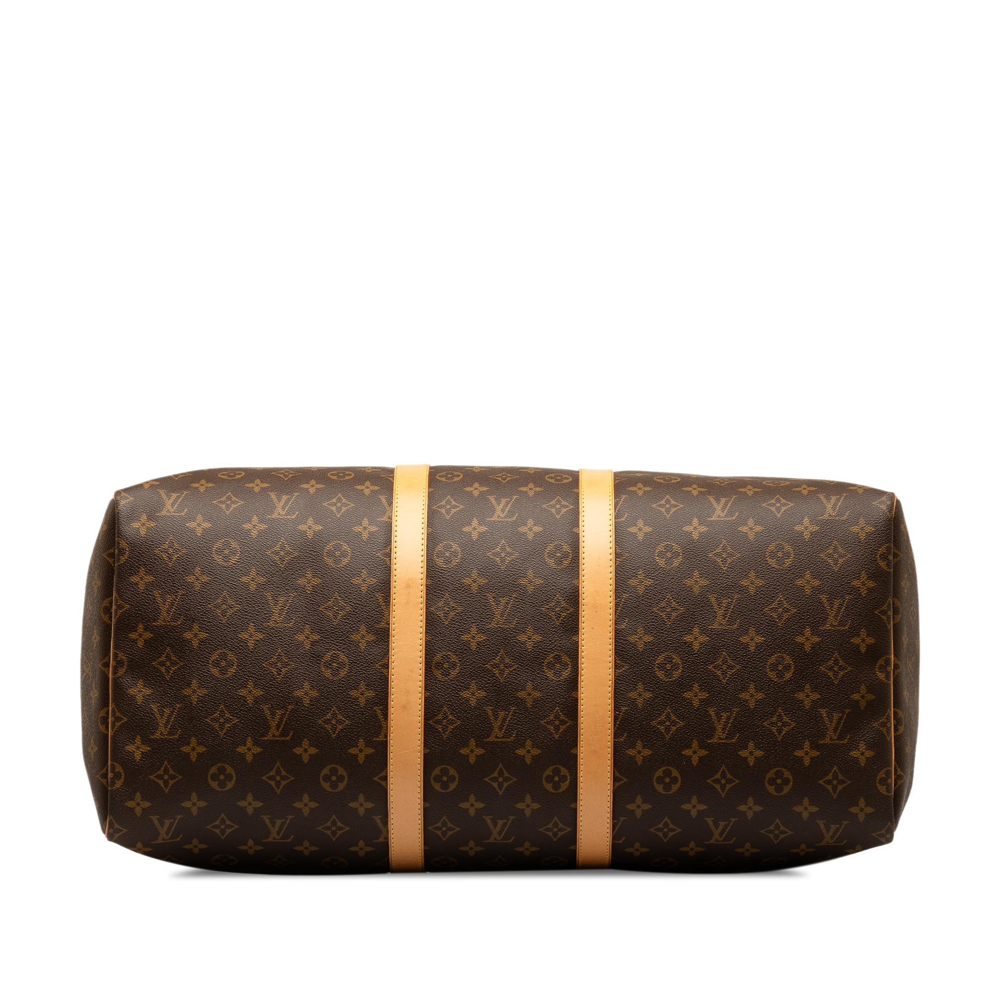Louis Vuitton Monogram Keepall 55 (SHG-RYIWH1)
