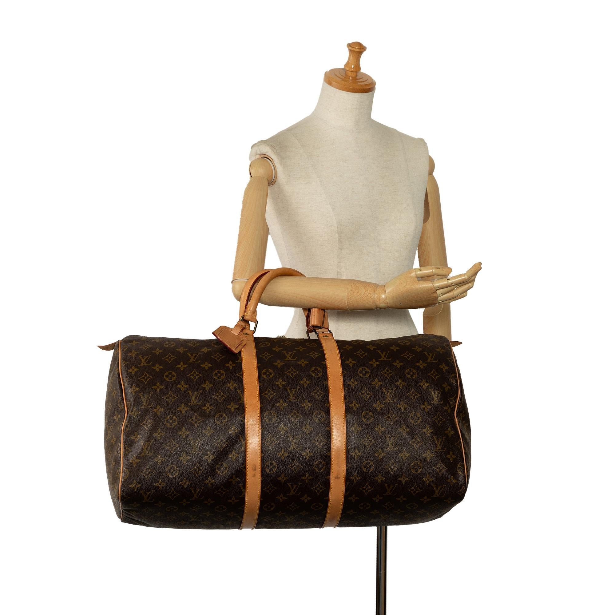 Louis Vuitton Monogram Keepall 55 (SHG-9uVvWF)