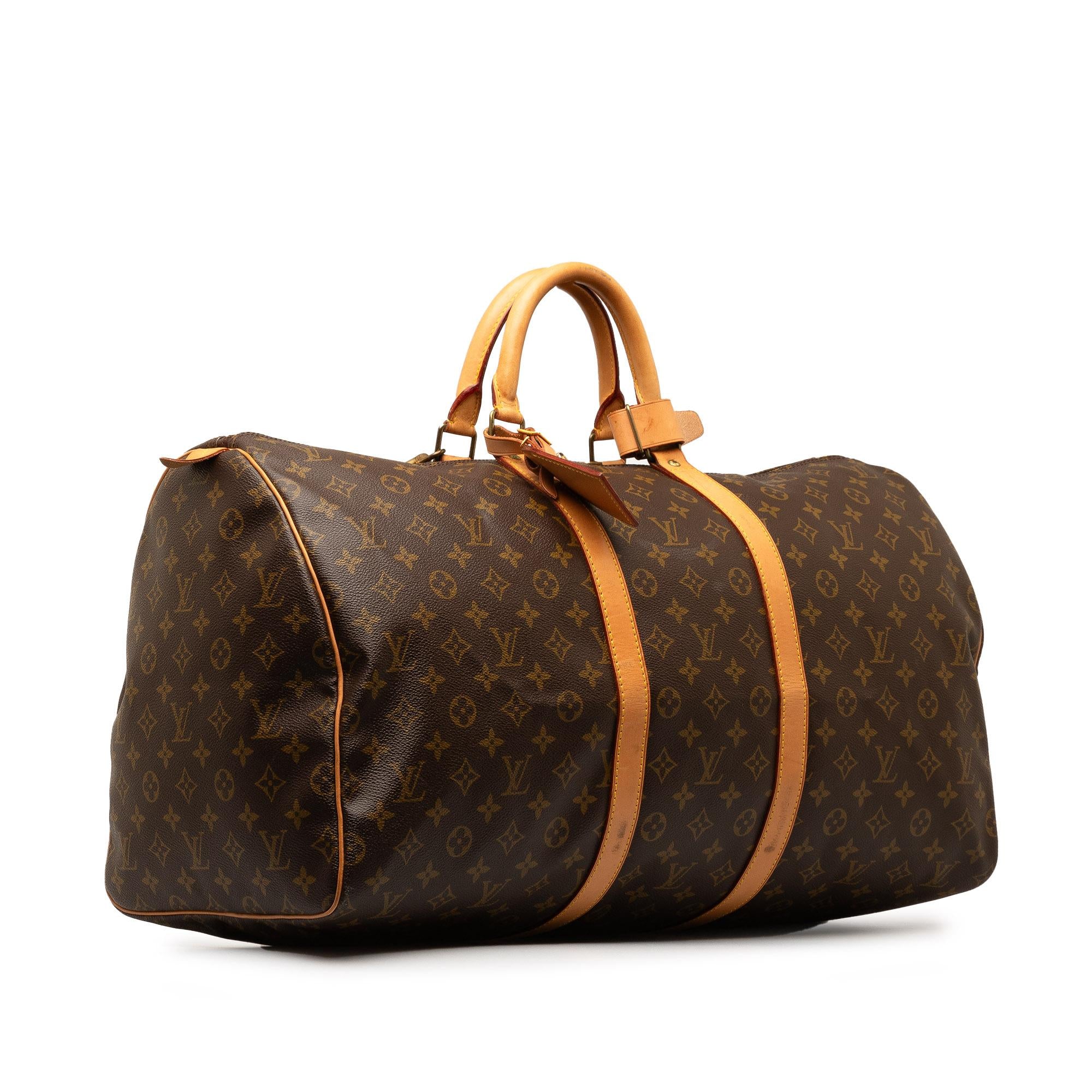 Louis Vuitton Monogram Keepall 55 (SHG-9uVvWF)