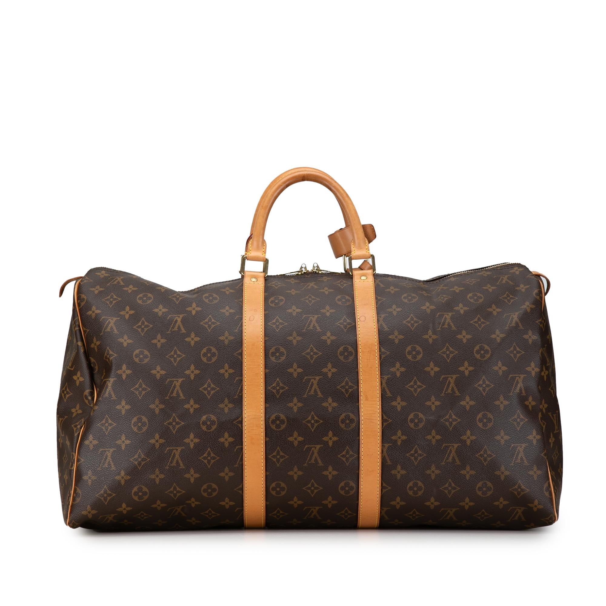 Louis Vuitton Monogram Keepall 55 (SHG-qhVnVv)