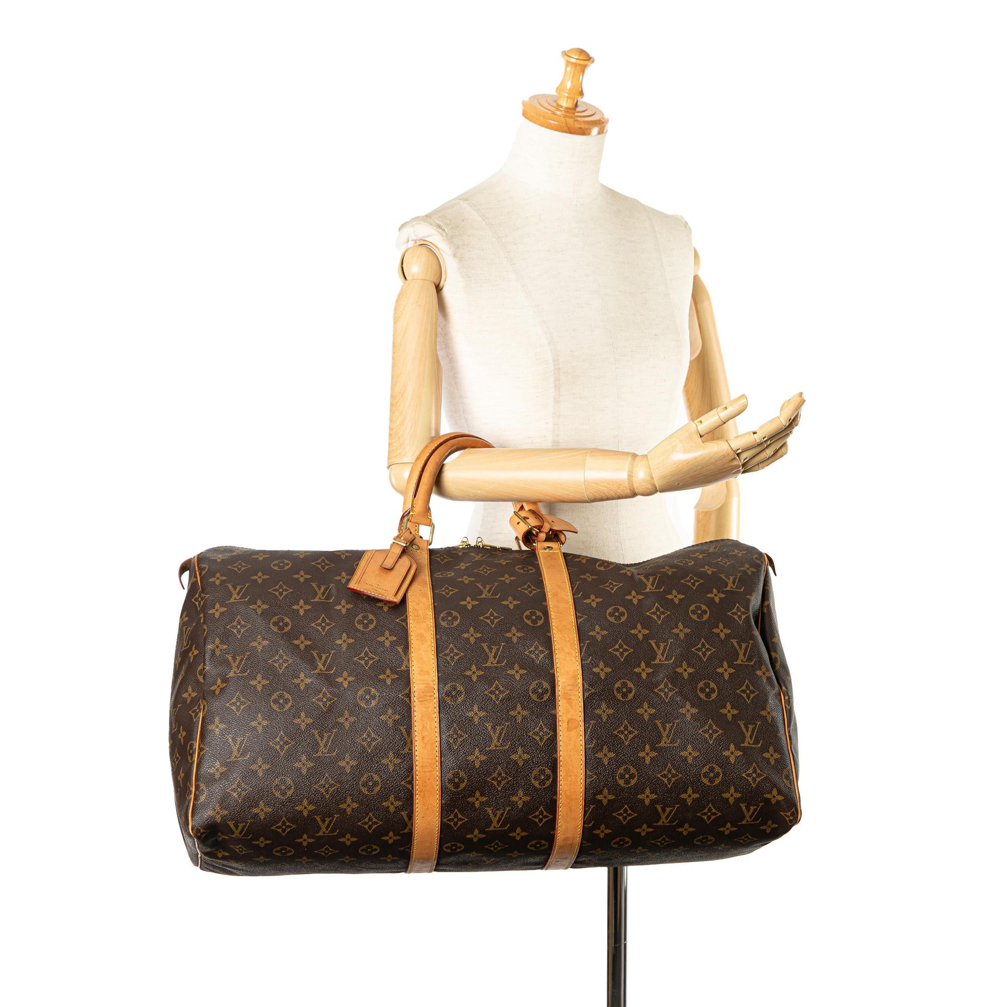 Louis Vuitton Monogram Keepall 55 (SHG-qhVnVv)