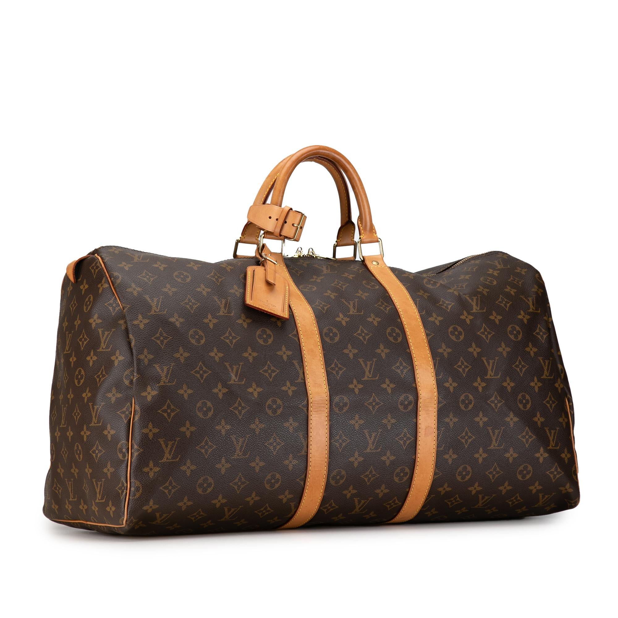 Louis Vuitton Monogram Keepall 55 (SHG-qhVnVv)