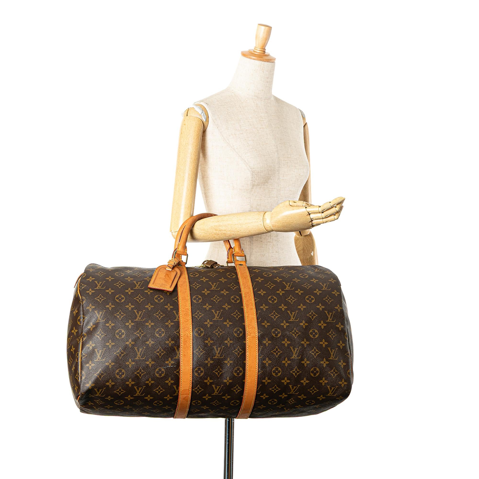 Louis Vuitton Monogram Keepall 55