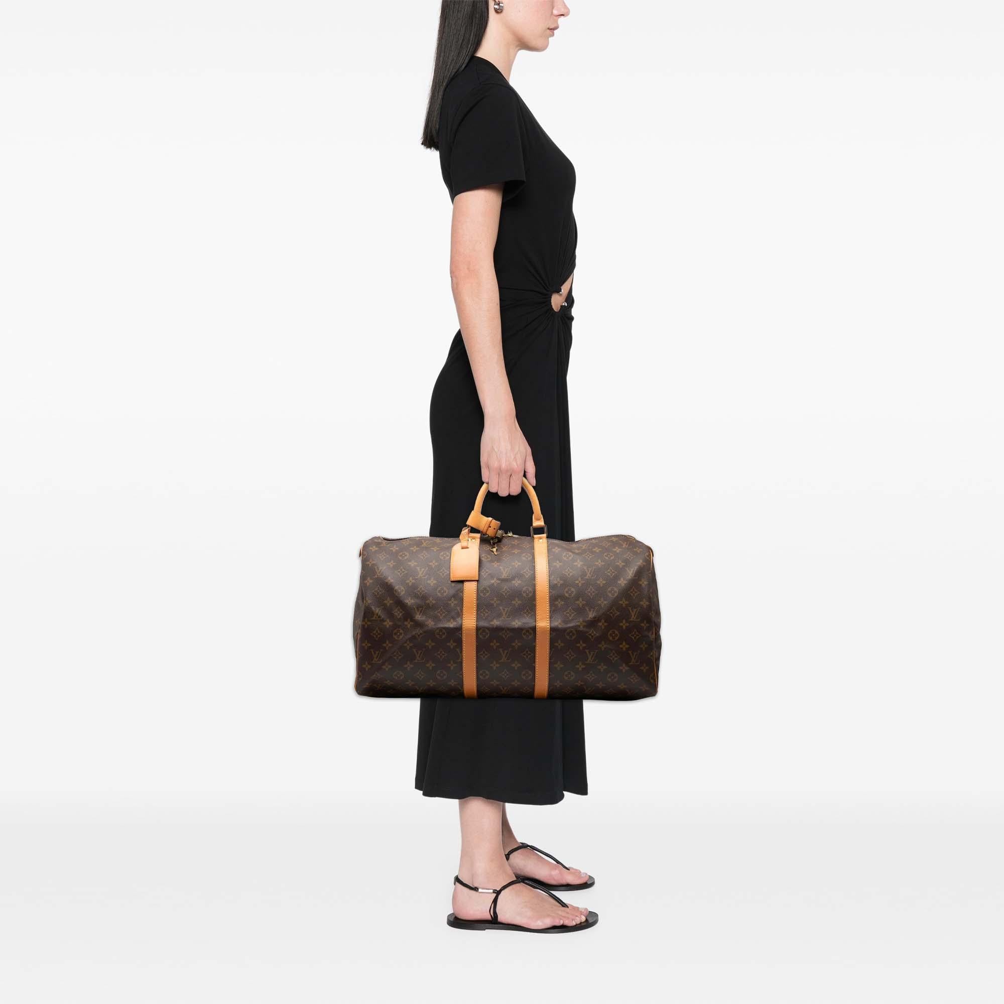 Louis Vuitton Monogram Keepall 55