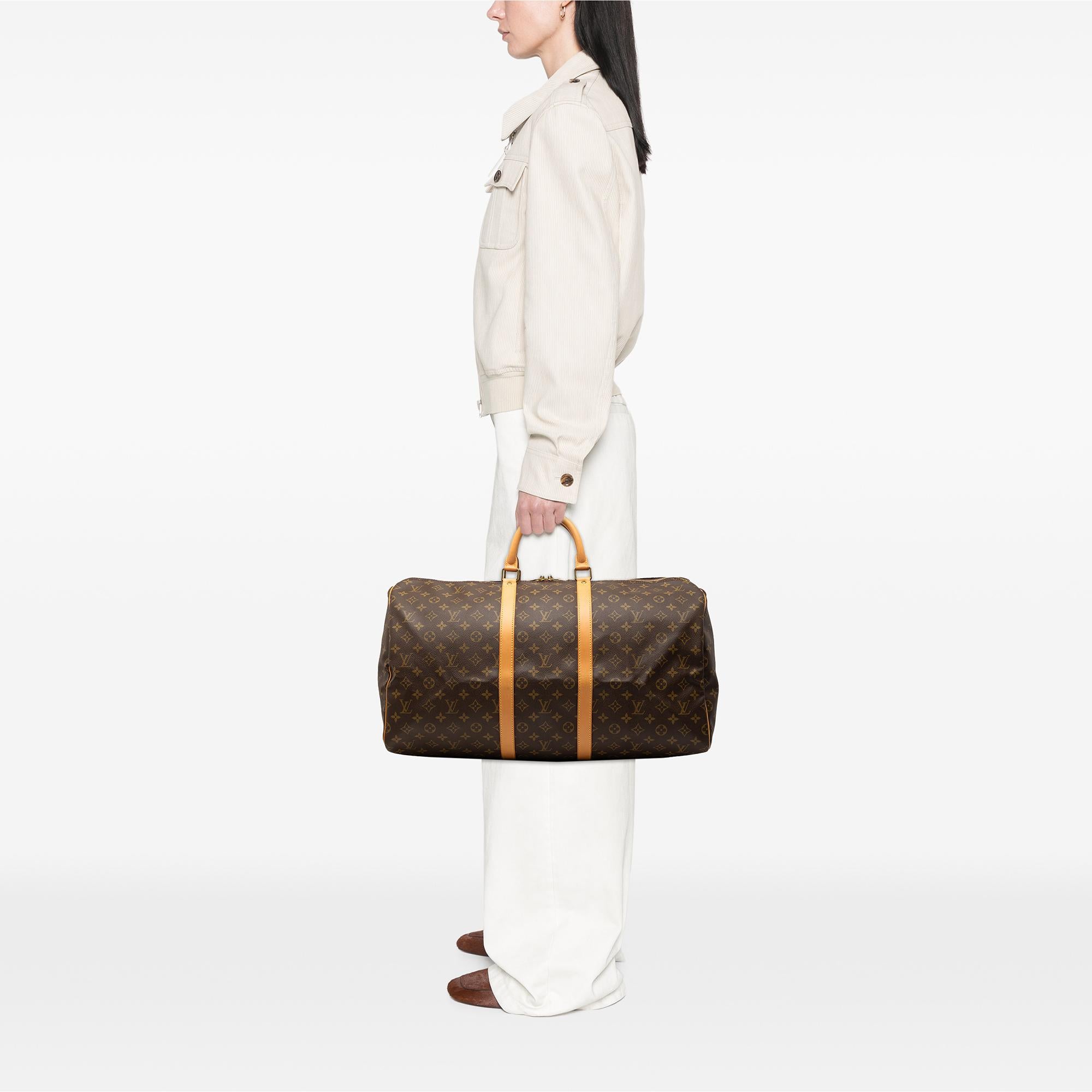 Louis Vuitton Monogram Keepall 55