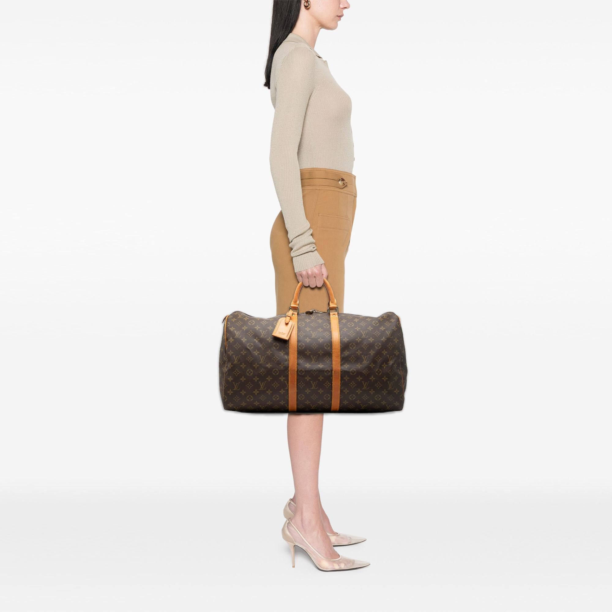 Louis Vuitton Monogram Keepall 55