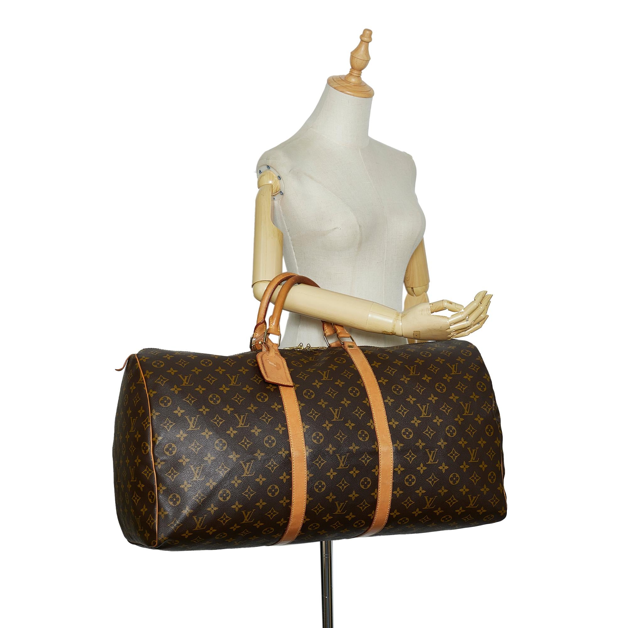 Louis Vuitton Monogram Keepall 60 (SHG-AaI0pZ)