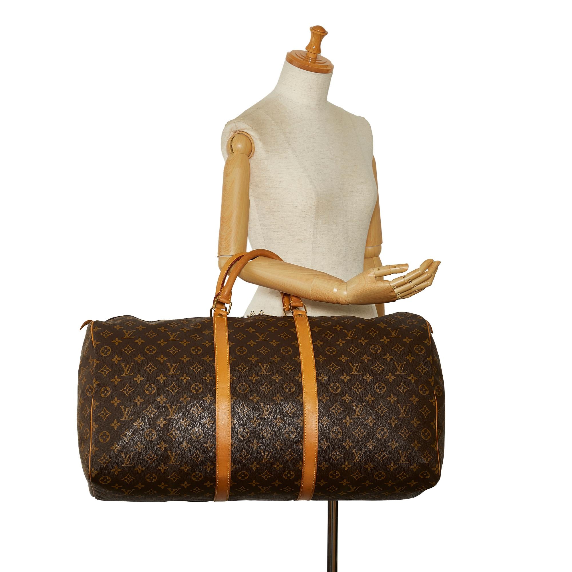 Louis Vuitton Monogram Keepall 60 (SHG-pmACLW)