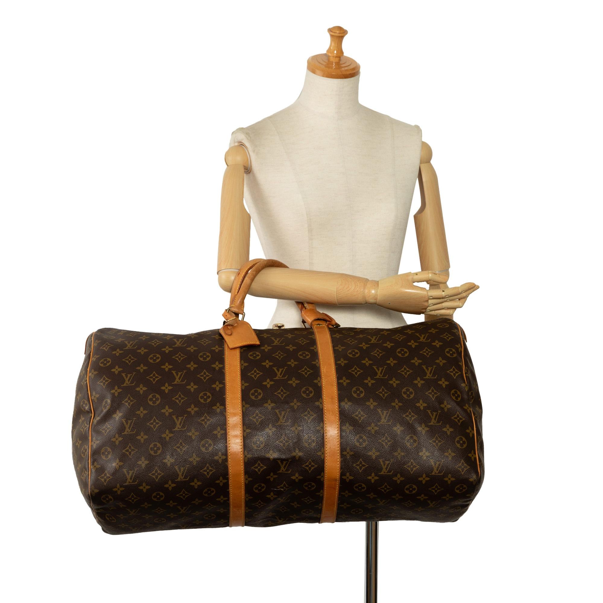 Louis Vuitton Monogram Keepall 60 (SHG-rYG0tK)
