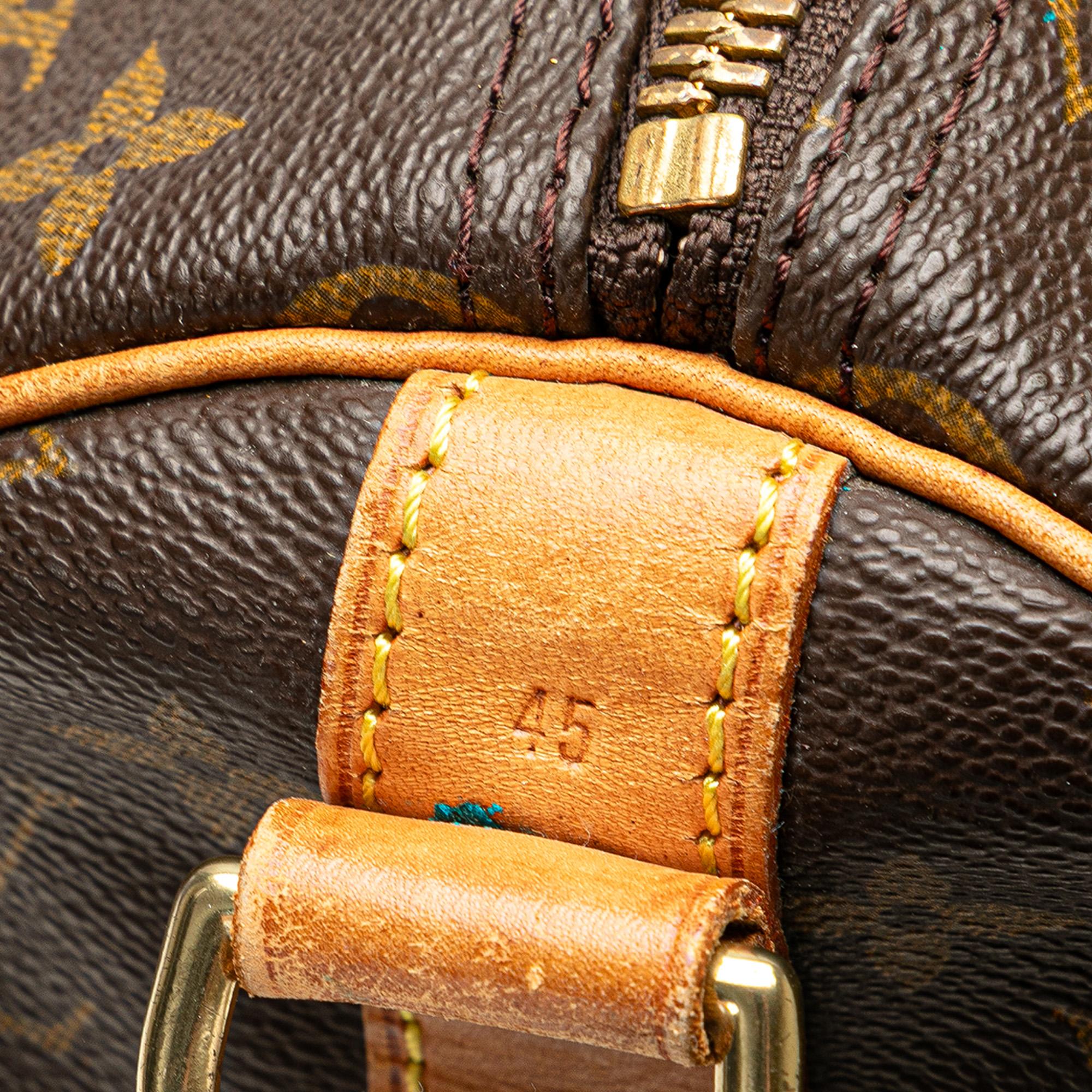 Louis Vuitton Monogram Keepall Bandouliere 45