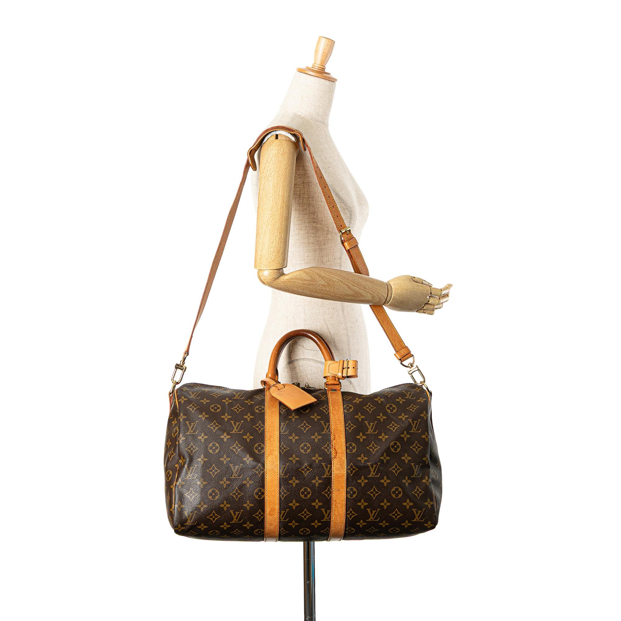 Louis Vuitton Monogram Keepall Bandouliere 45
