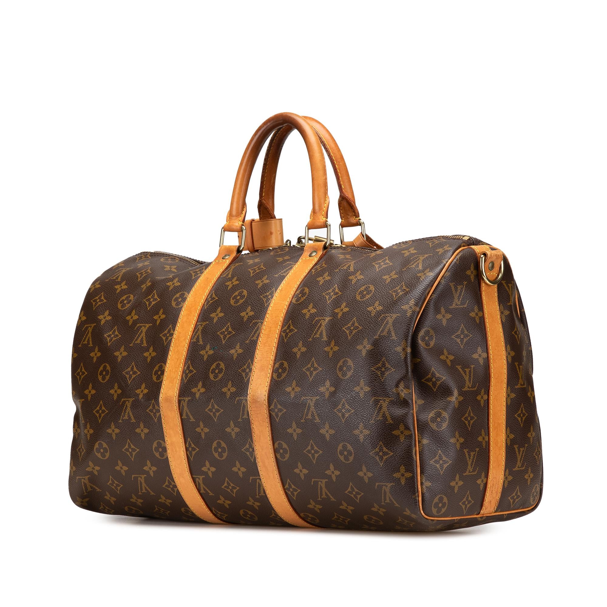 Louis Vuitton Monogram Keepall Bandouliere 45
