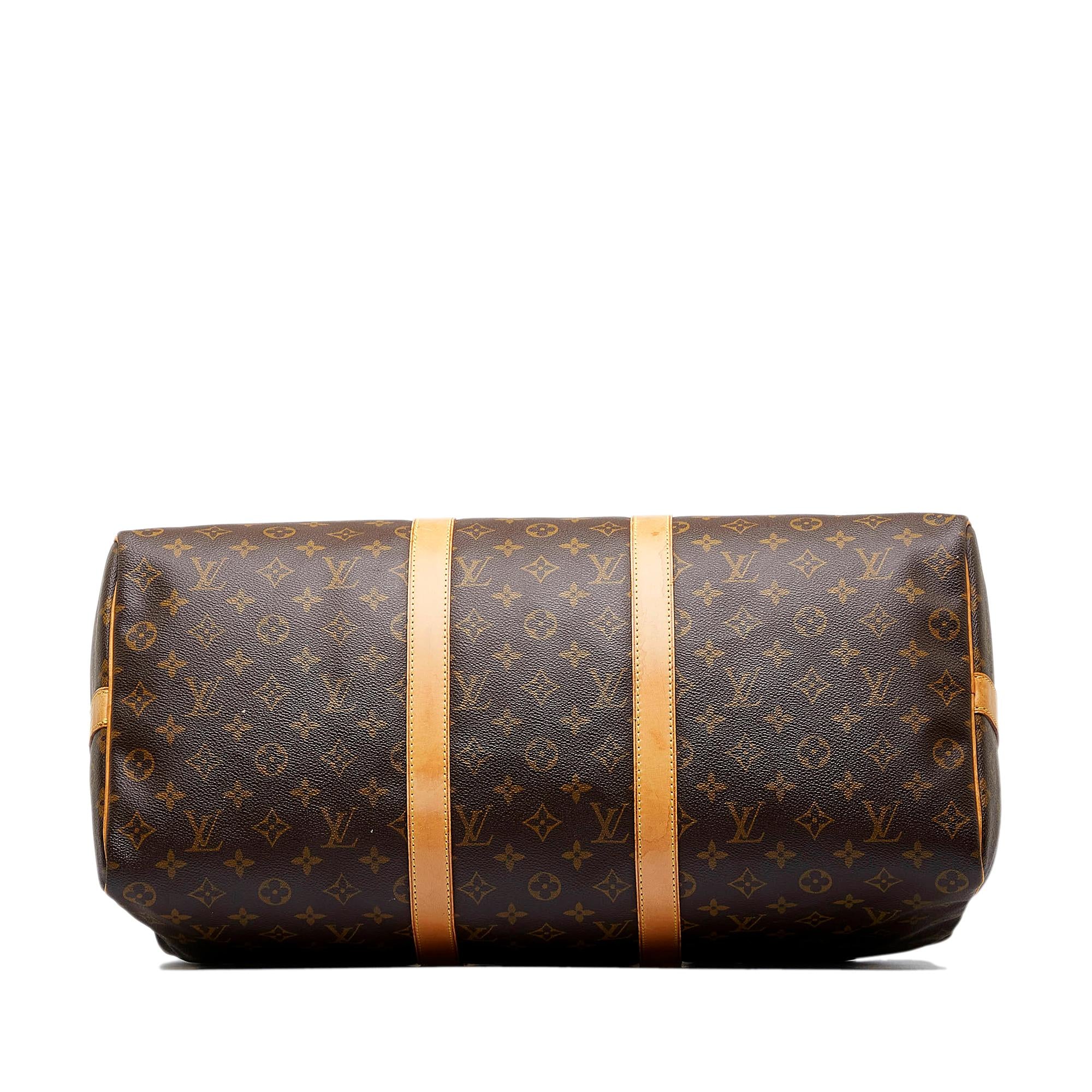 Louis Vuitton Monogram Keepall Bandouliere 50 (SHG-p4ddXY)