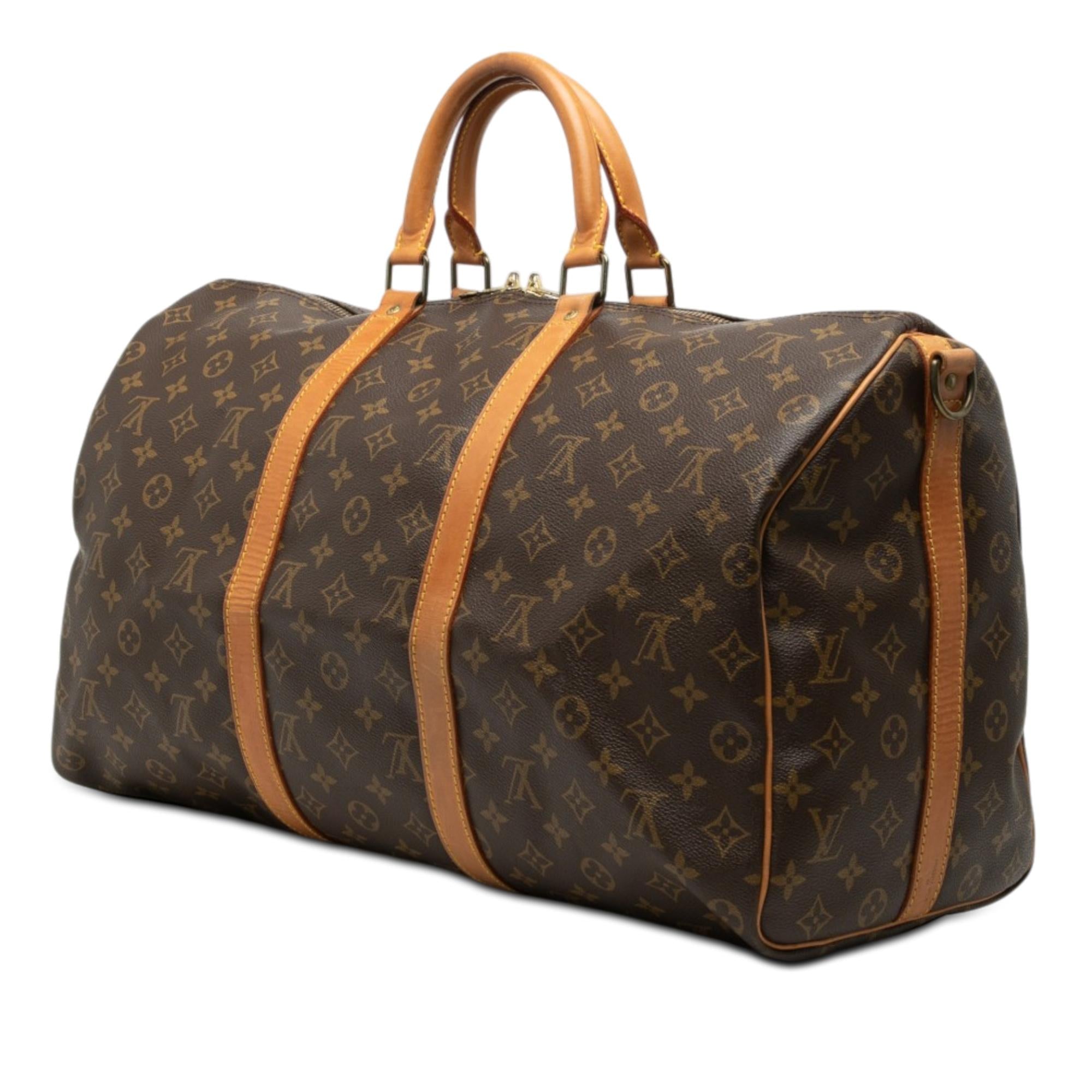 Louis Vuitton Monogram Keepall Bandouliere 50