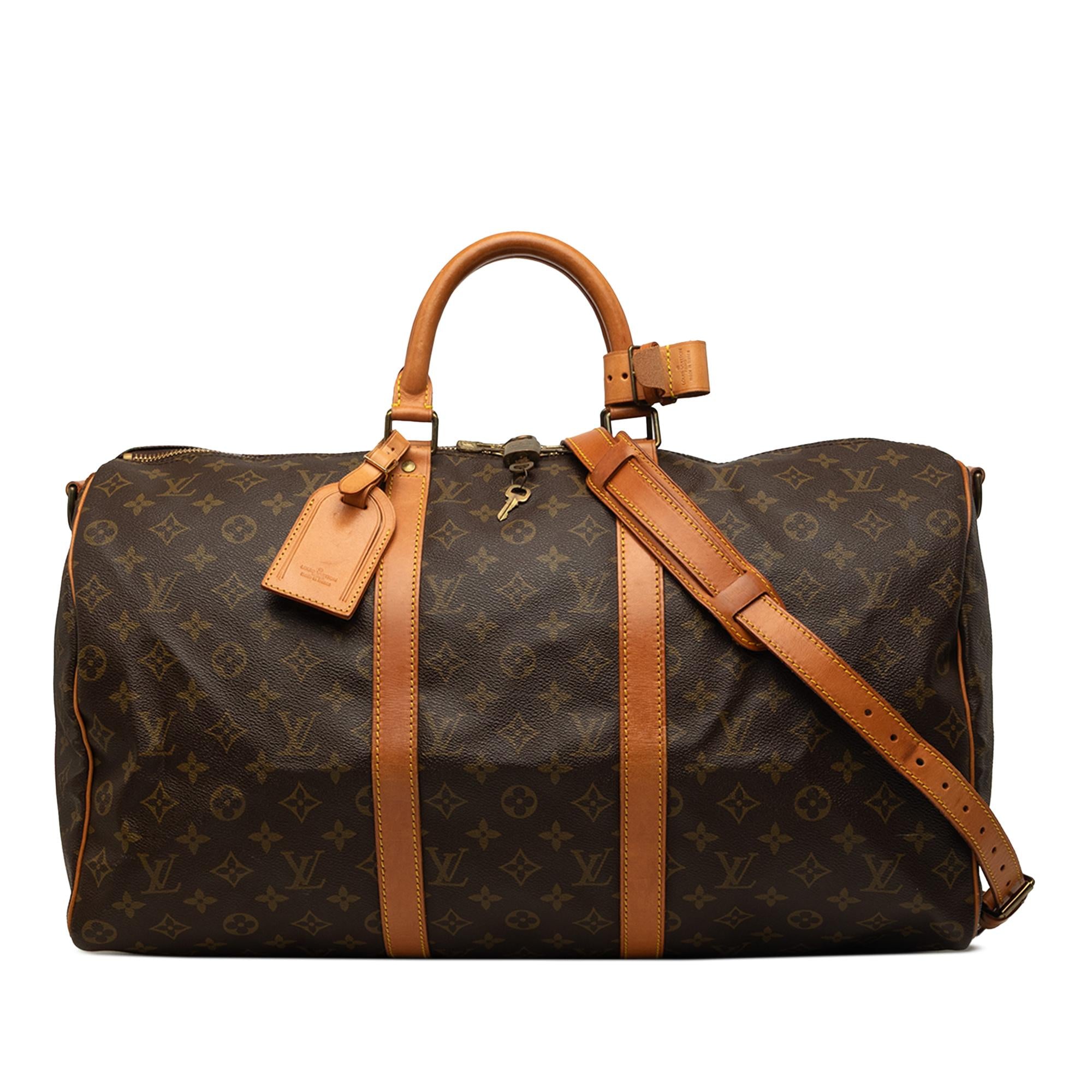 Louis Vuitton Monogram Keepall Bandouliere 50