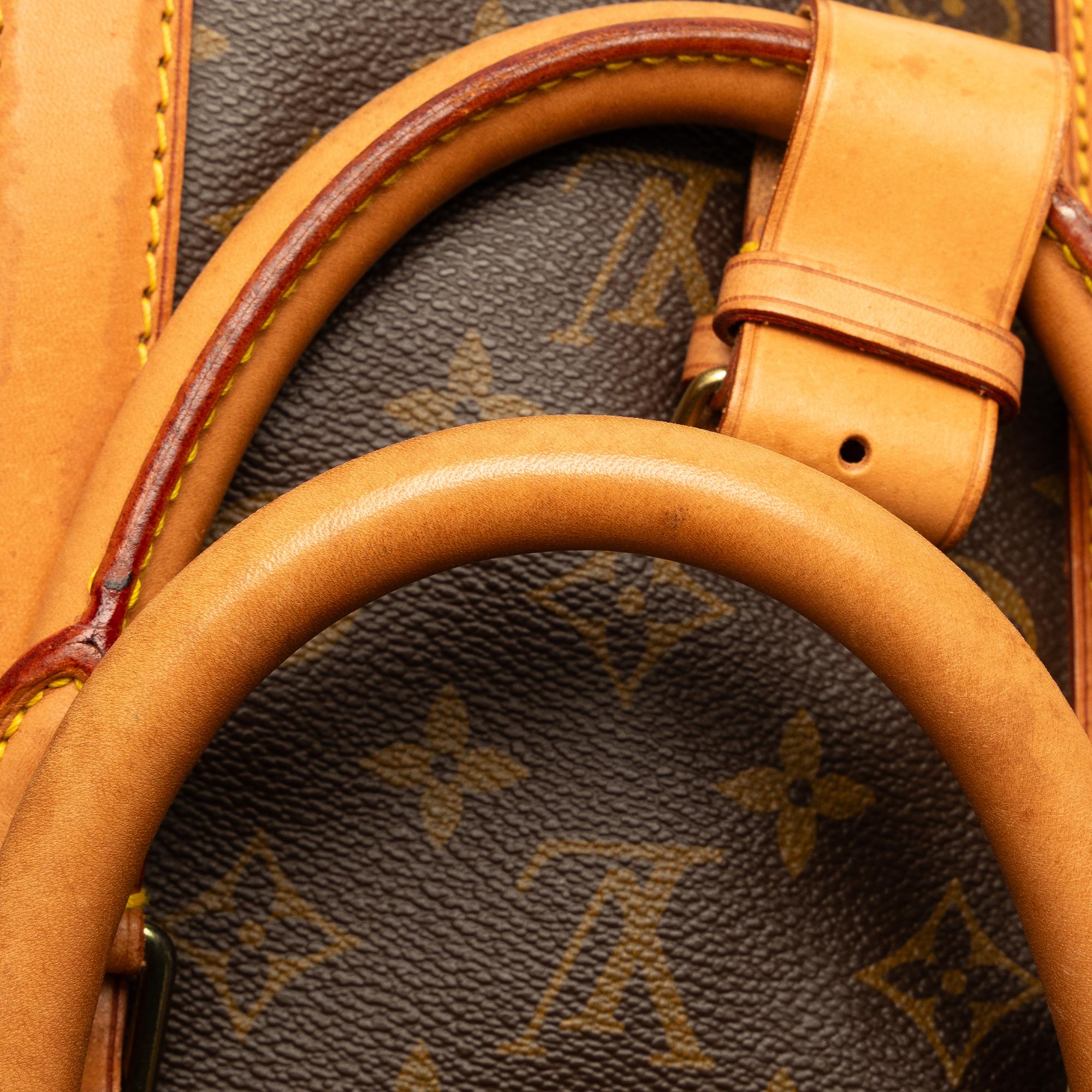 Louis Vuitton Monogram Keepall Bandouliere 55 (SHG-52Wj6V)