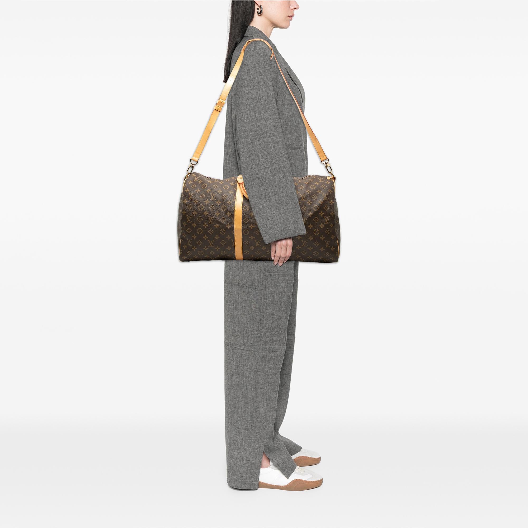 Louis Vuitton Monogram Keepall Bandouliere 55