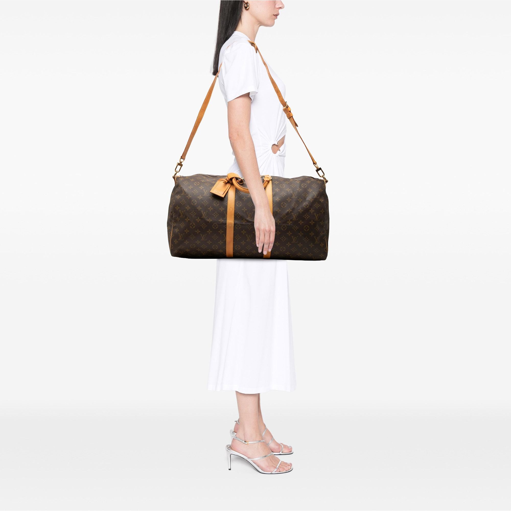Louis Vuitton Monogram Keepall Bandouliere 55