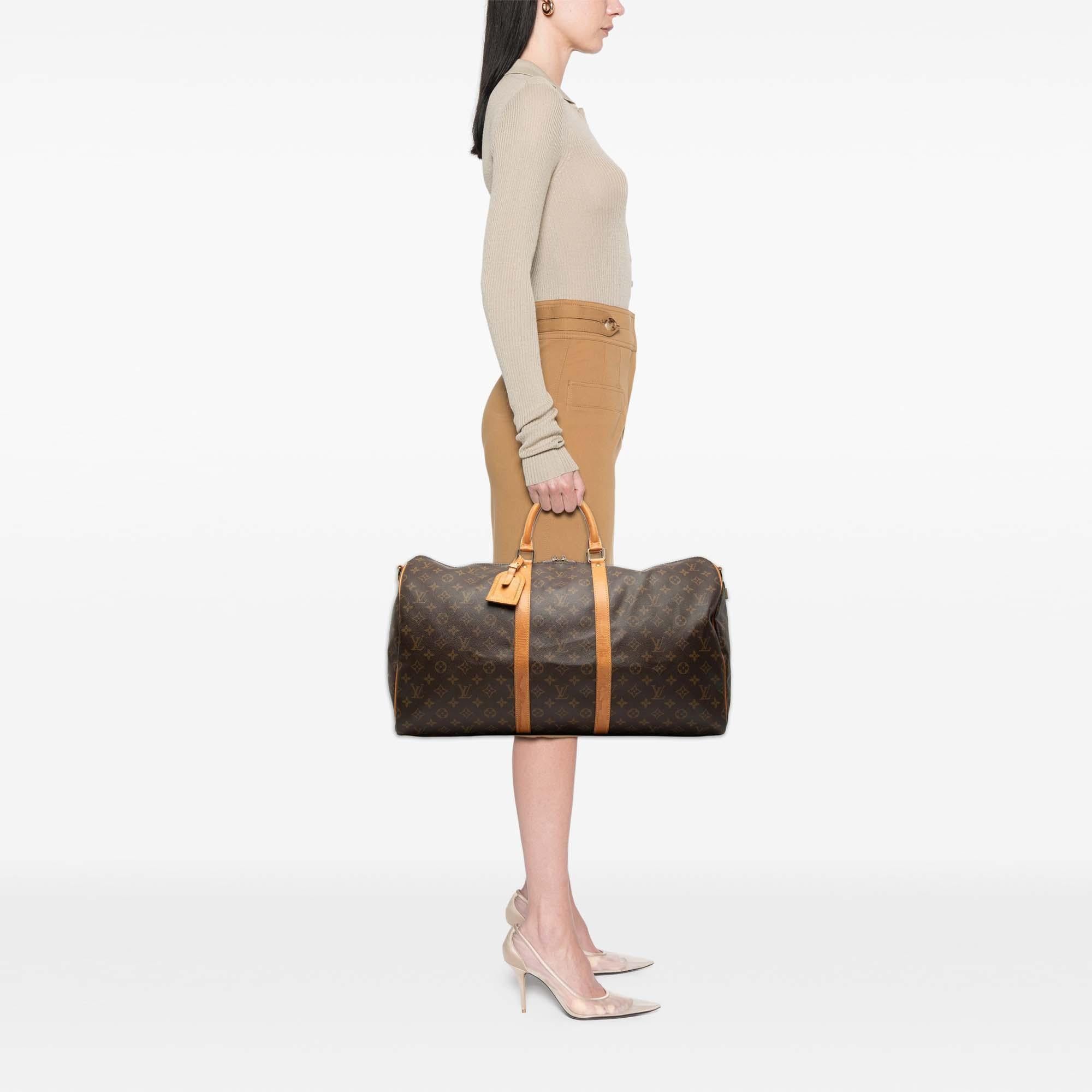 Louis Vuitton Monogram Keepall Bandouliere 55
