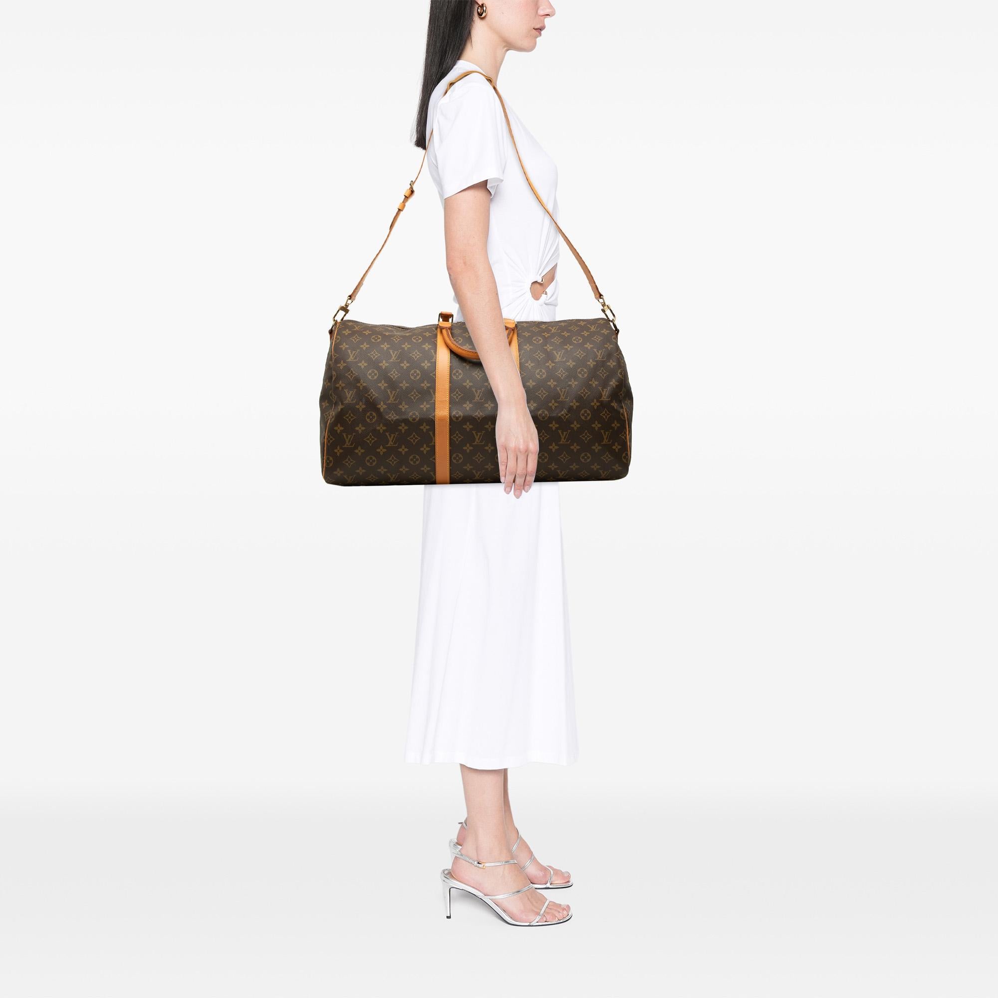 Louis Vuitton Monogram Keepall Bandouliere 55