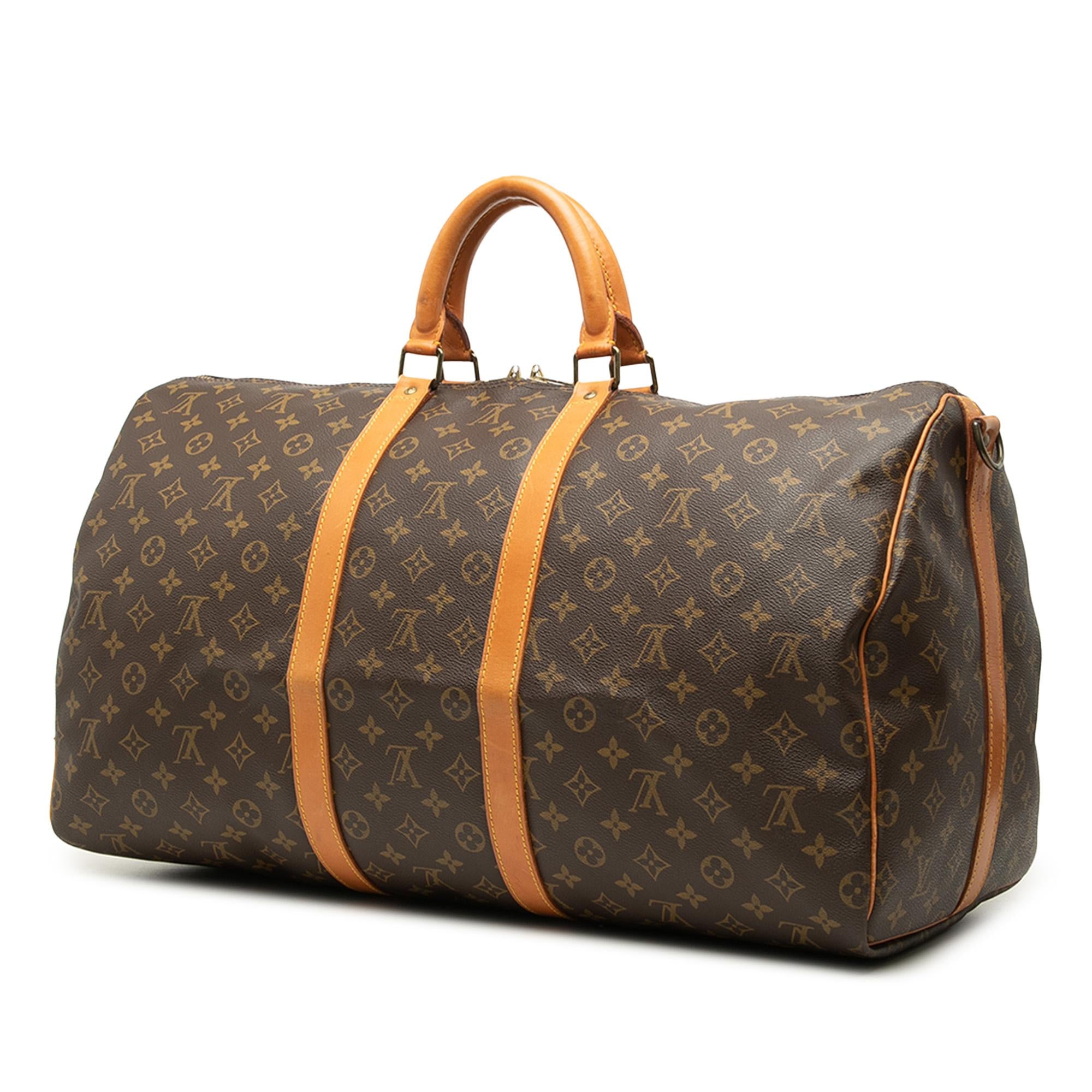 Louis Vuitton Monogram Keepall Bandouliere 55
