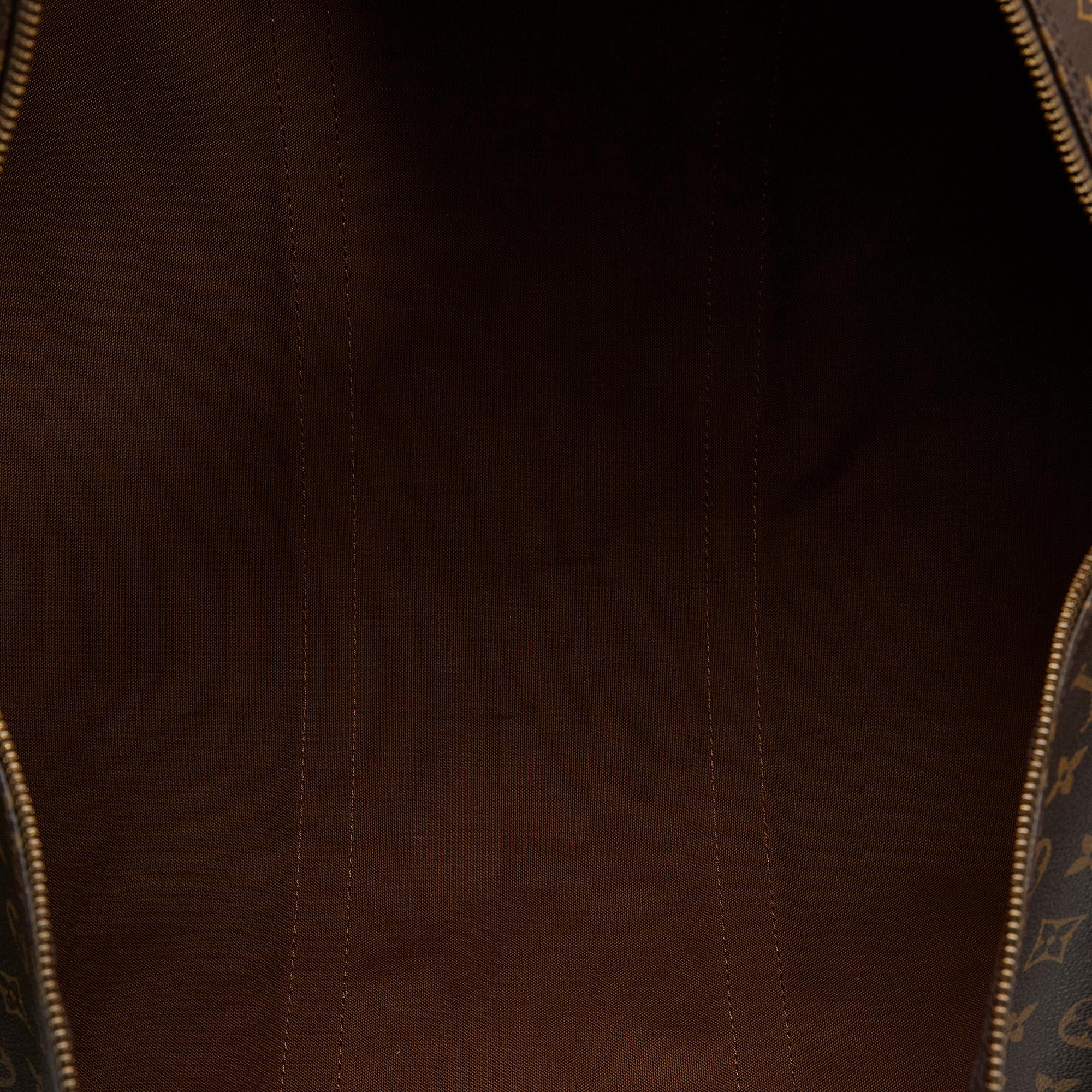 Louis Vuitton Monogram Keepall Bandouliere 60 (SHG-92Co7Q)