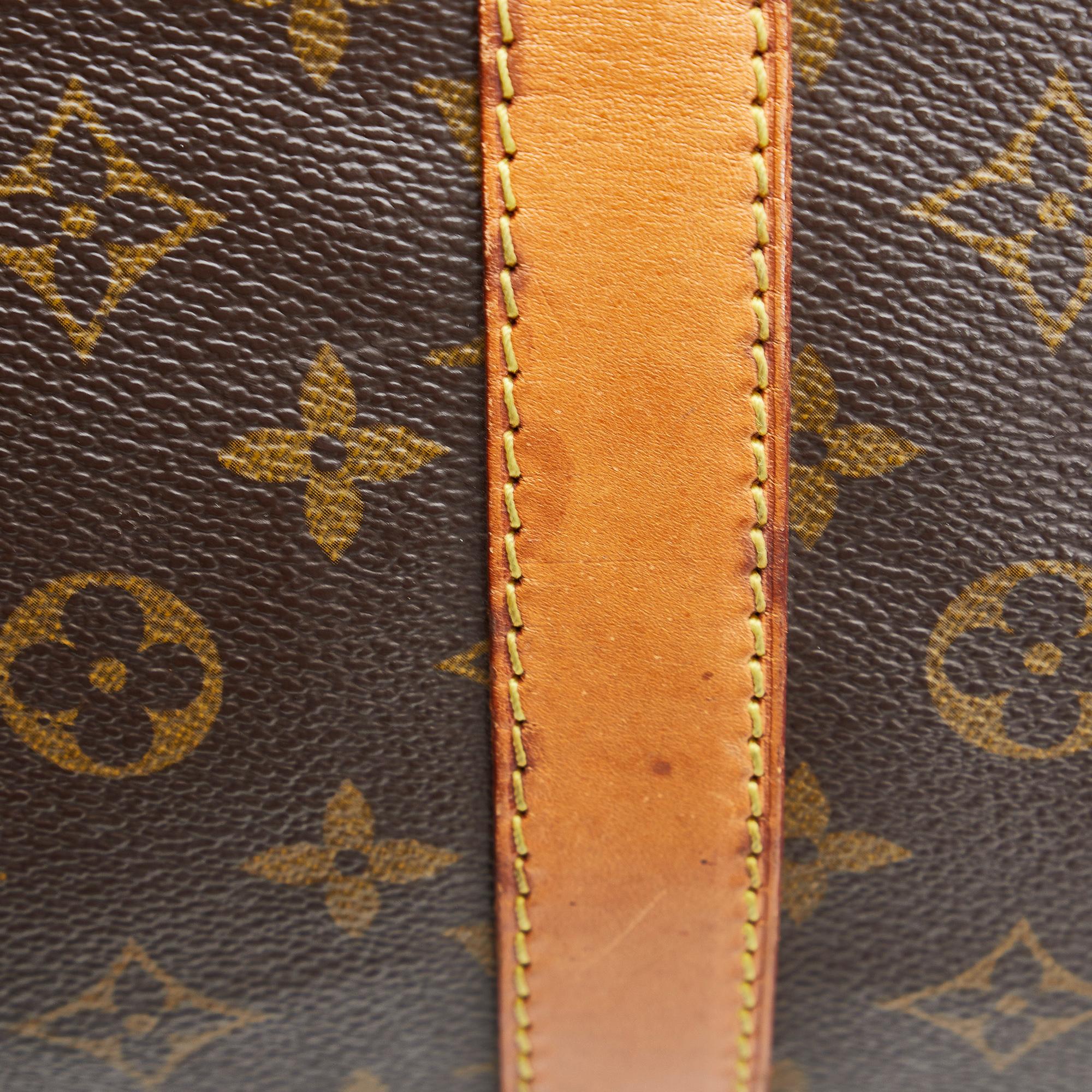 Louis Vuitton Monogram Keepall Bandouliere 60 (SHG-21A3sw)
