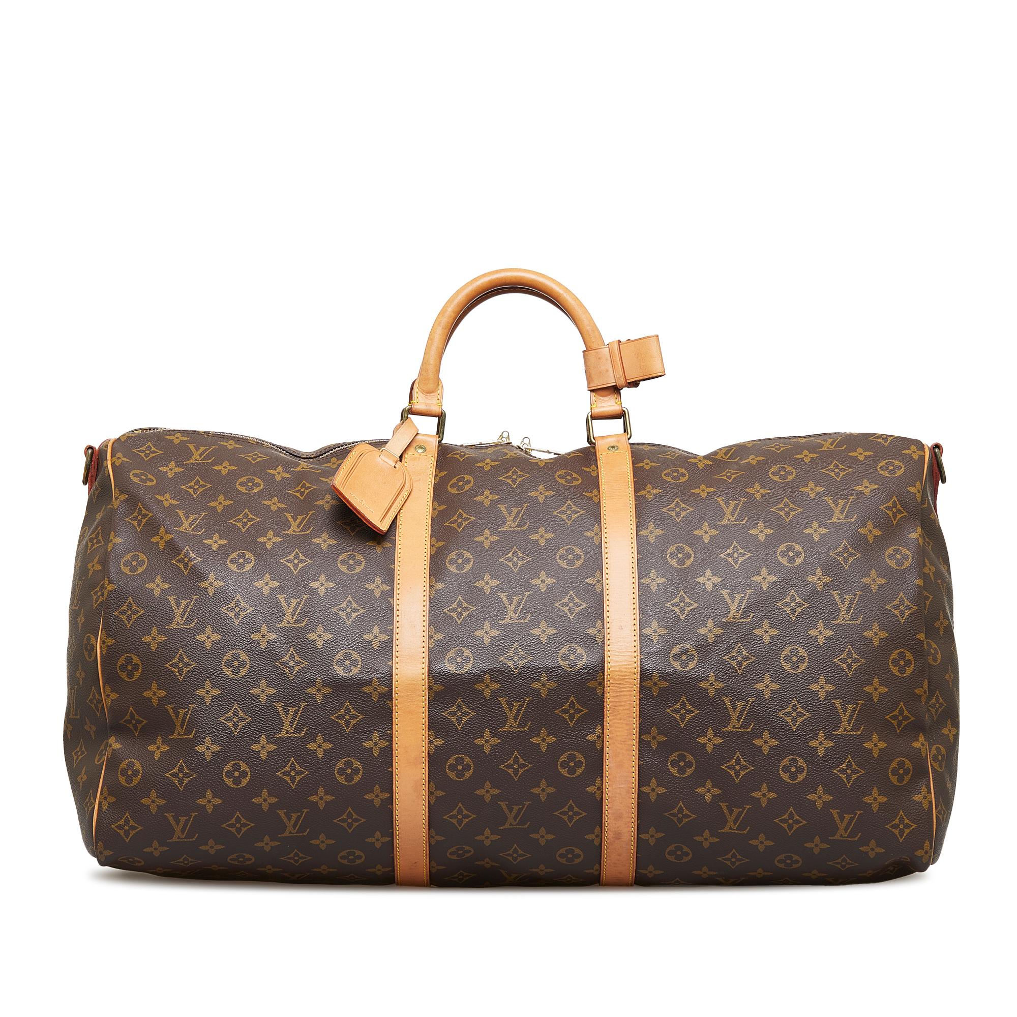 Louis Vuitton Monogram Keepall Bandouliere 60 (SHG-iaeI6c)