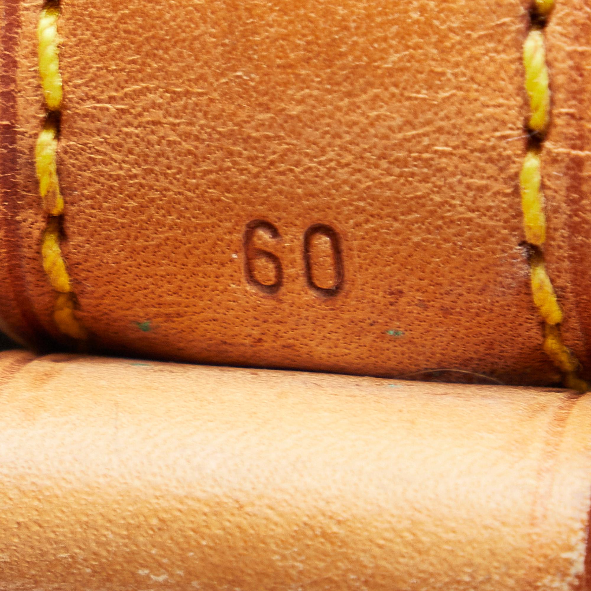 Louis Vuitton Monogram Keepall Bandouliere 60 (SHG-iaeI6c)