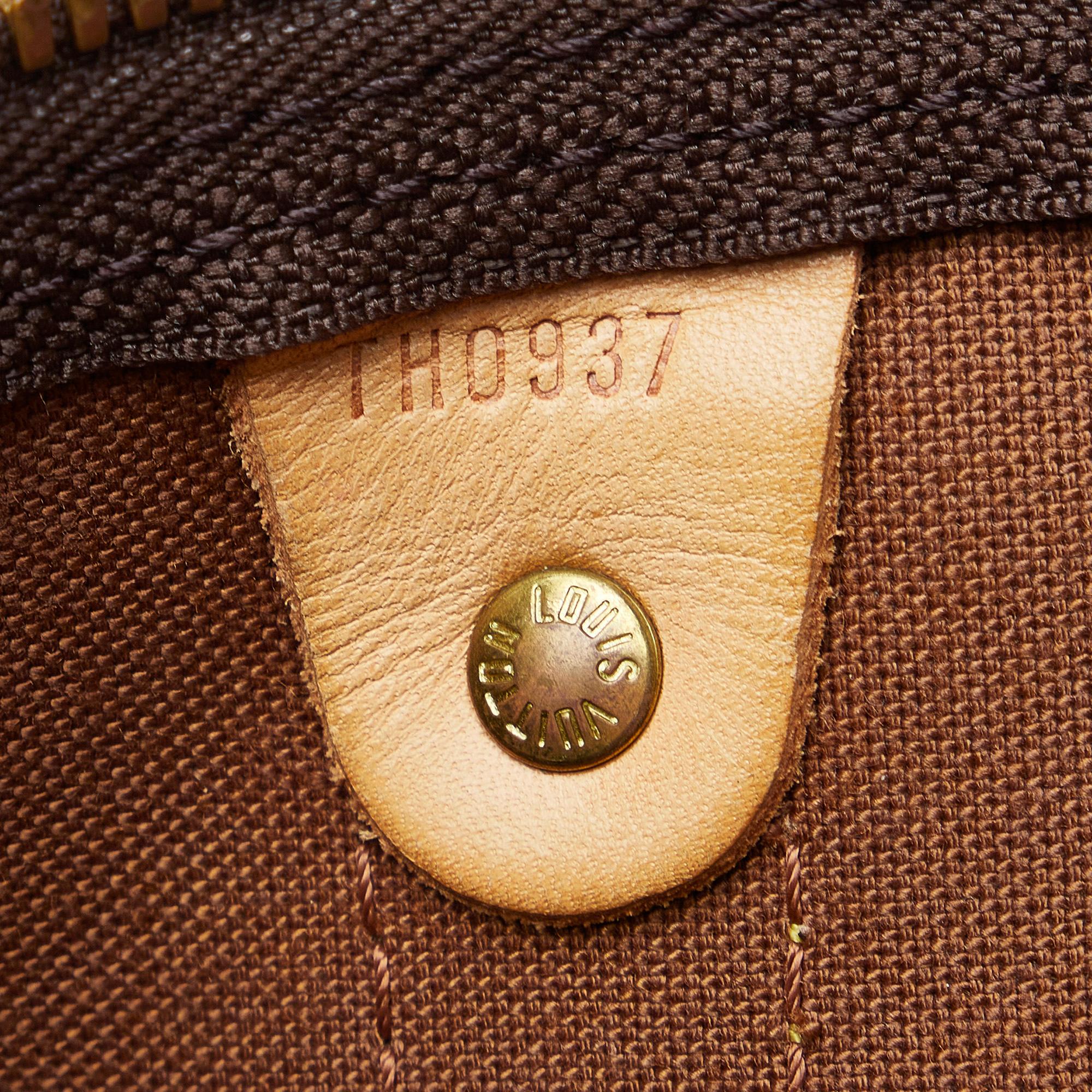 Louis Vuitton Monogram Keepall Bandouliere 60 (SHG-2og95T)