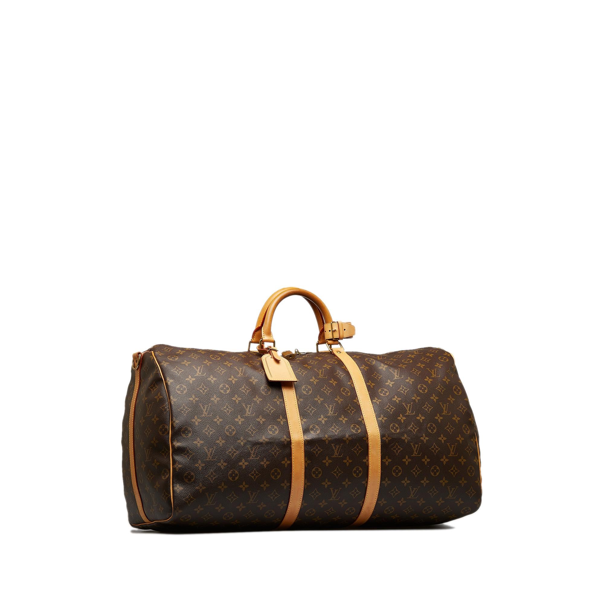 Louis Vuitton Monogram Keepall Bandouliere 60 (SHG-2og95T)
