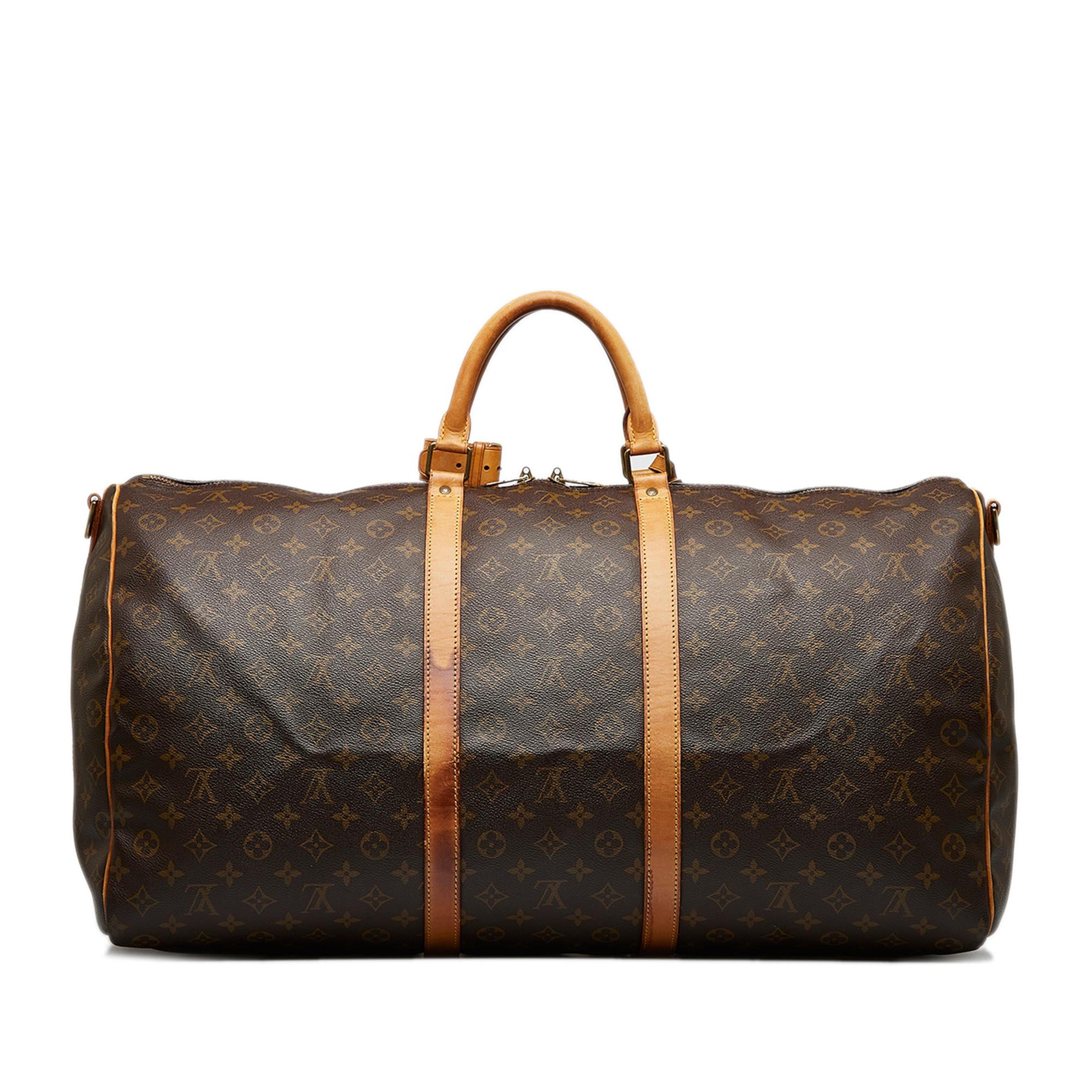 Louis Vuitton Monogram Keepall Bandouliere 60 (SHG-Z4NI1K)
