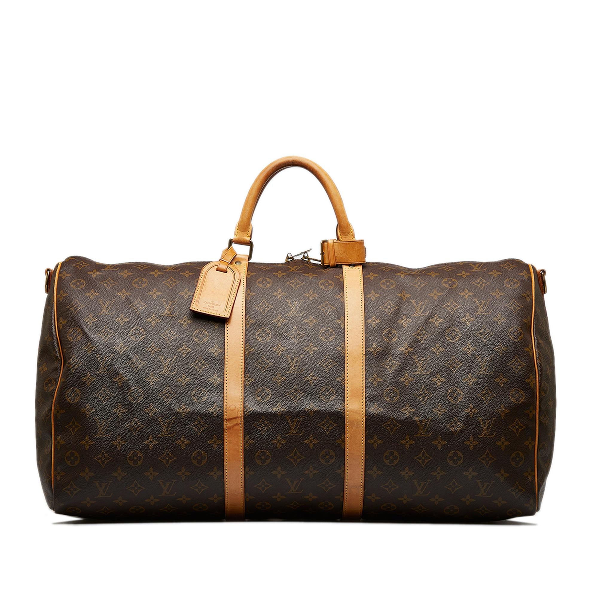 Louis Vuitton Monogram Keepall Bandouliere 60 (SHG-Z4NI1K)
