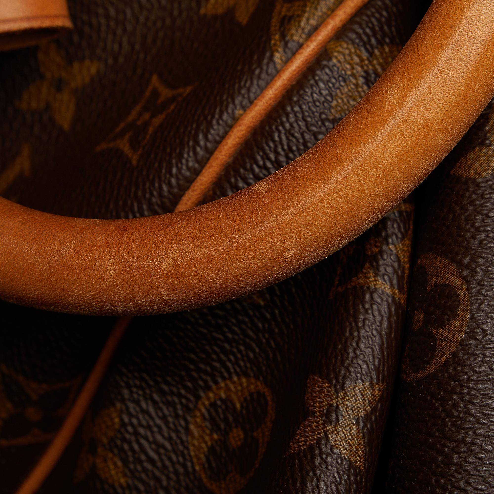 Louis Vuitton Monogram Keepall Bandouliere 60 (SHG-PBLMRM)