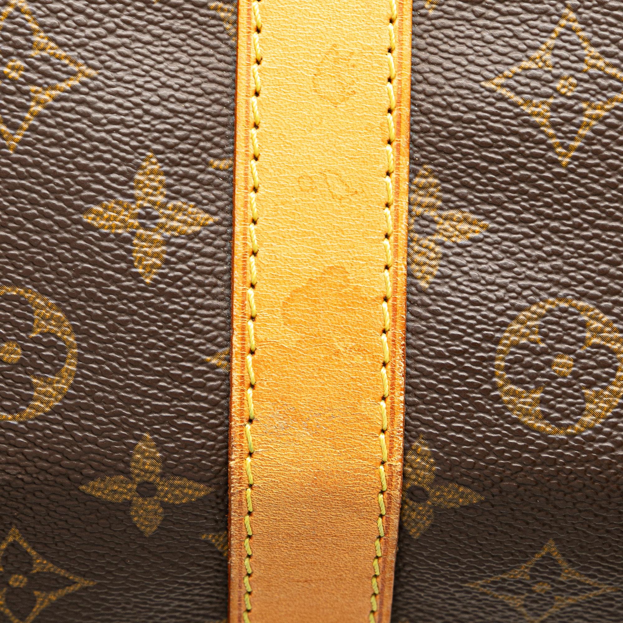 Louis Vuitton Monogram Keepall Bandouliere 60 (SHG-SMj1PM)