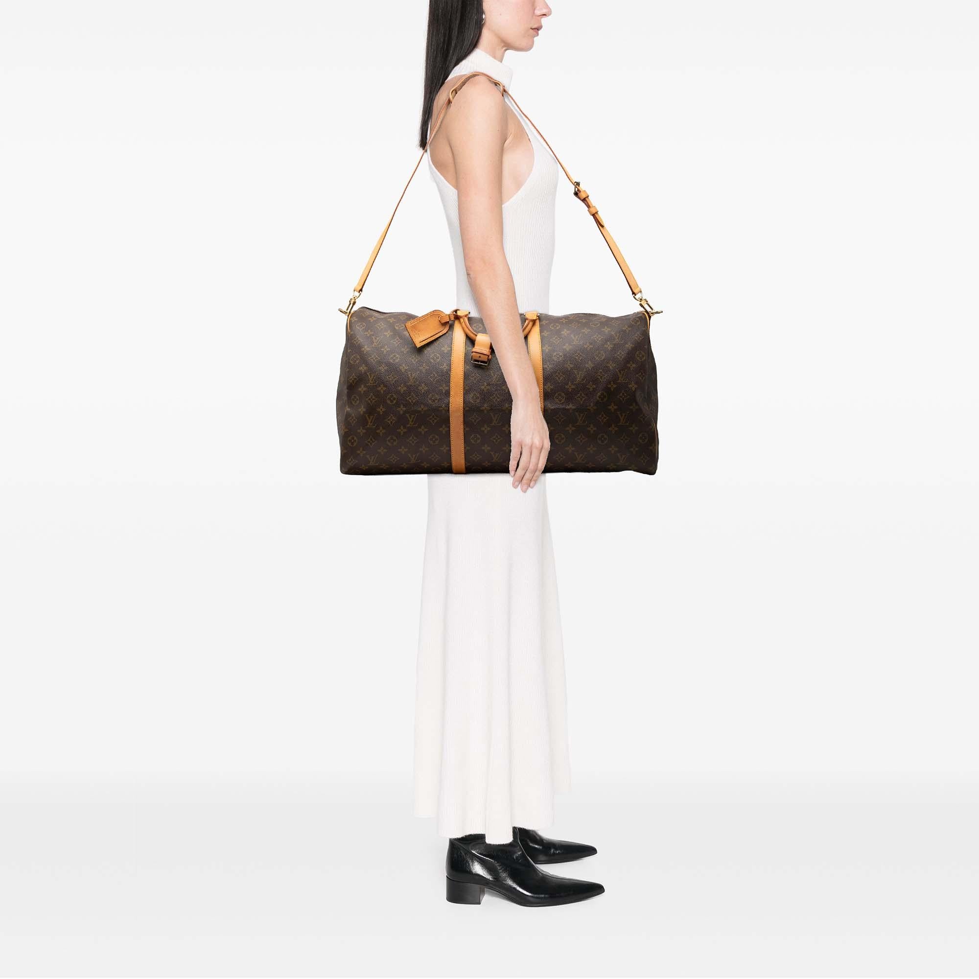 Louis Vuitton Monogram Keepall Bandouliere 60