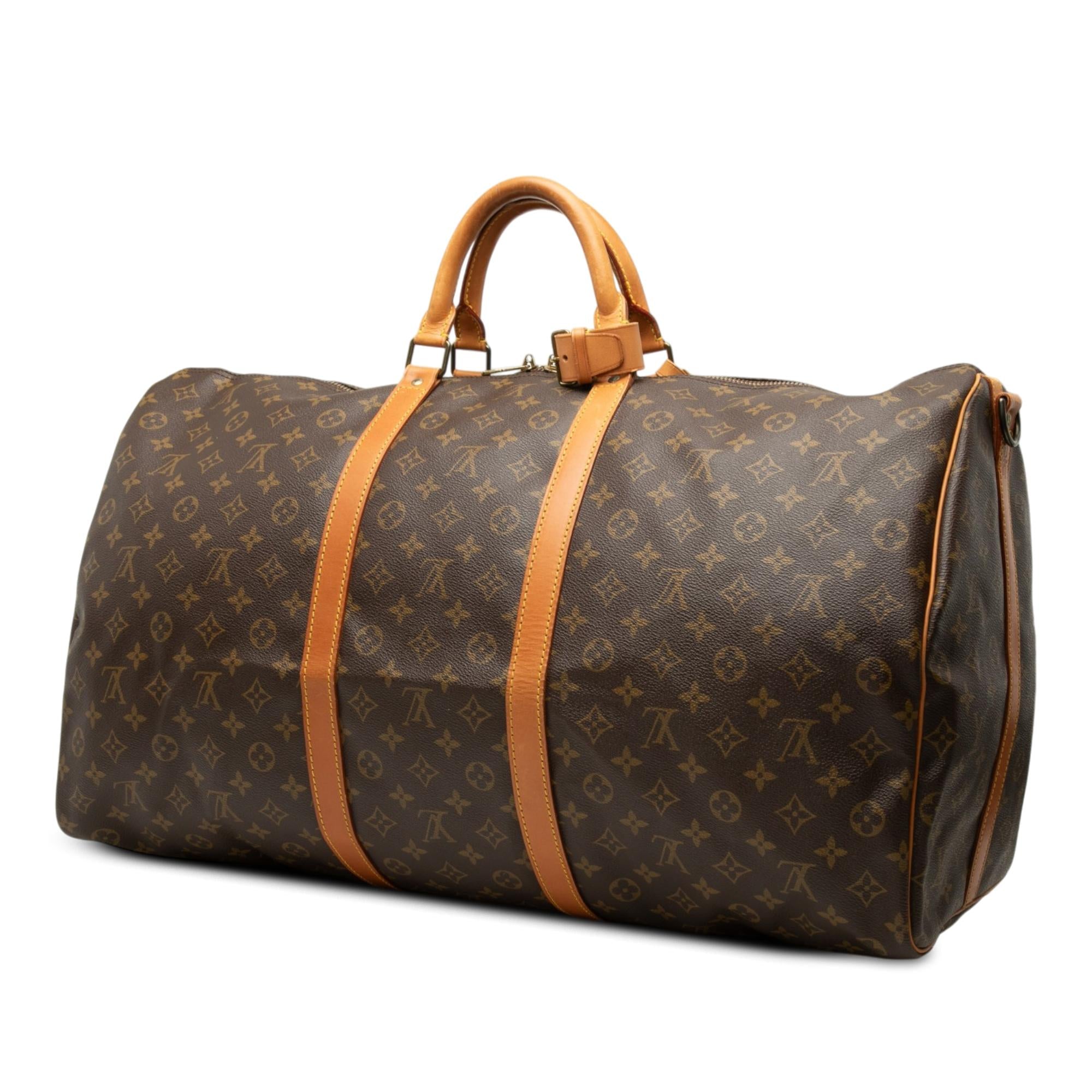 Louis Vuitton Monogram Keepall Bandouliere 60