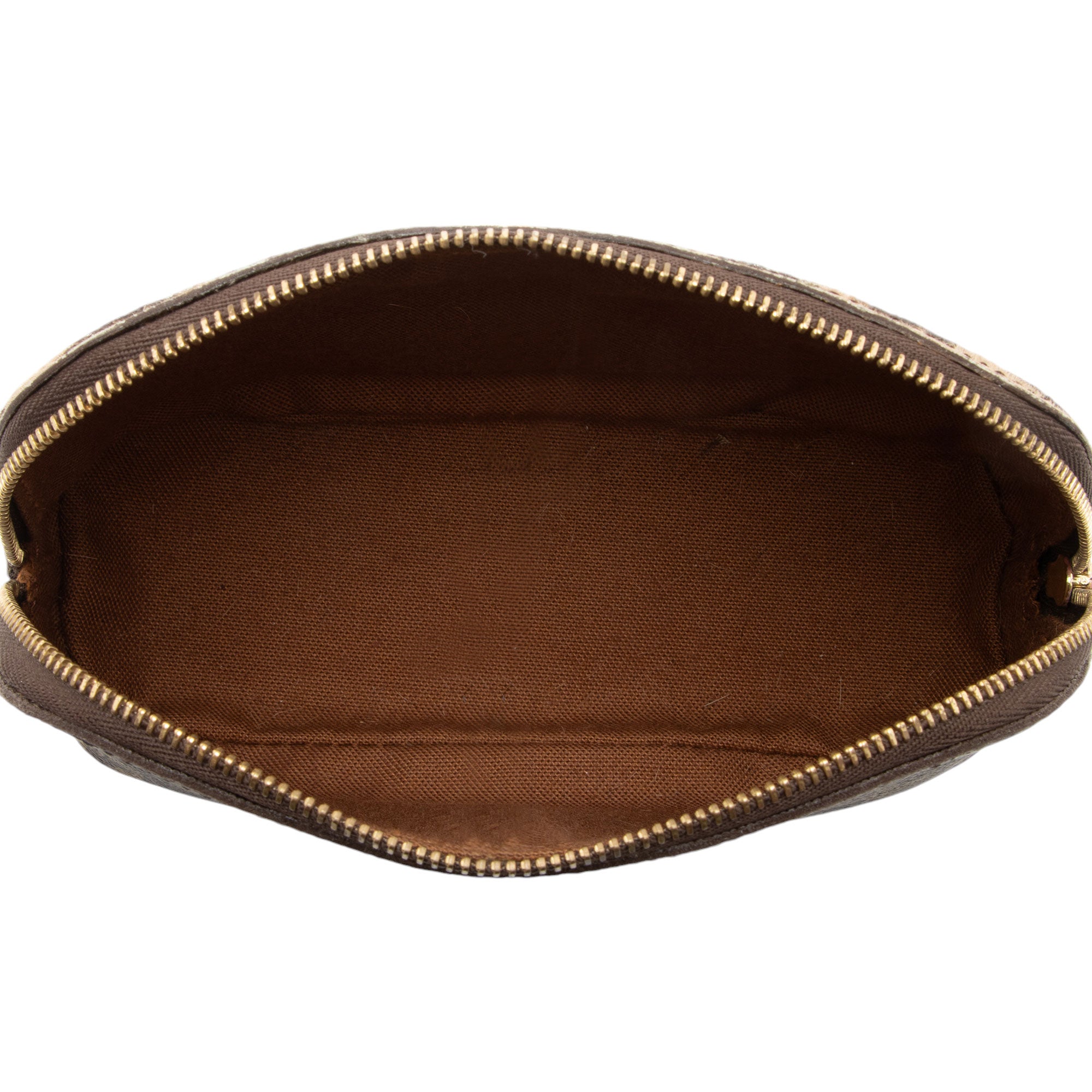 Louis Vuitton Monogram Leopard Print Pony Hair Azzedine Alaia Cosmetic Pouch (SHF-E6mACQ)