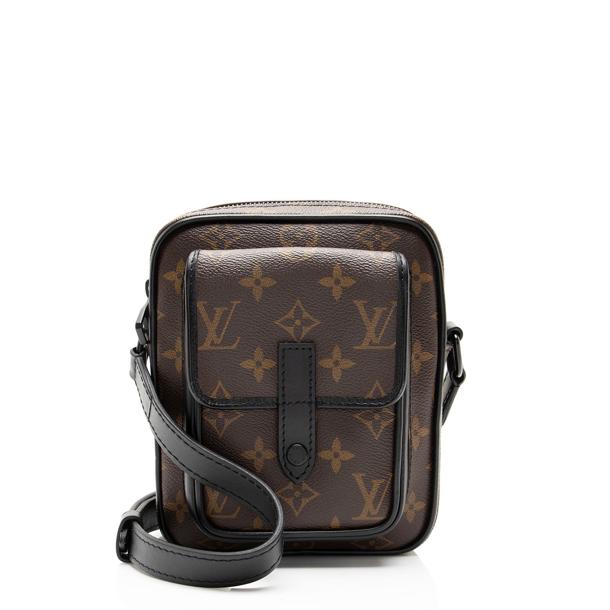 Louis Vuitton Monogram Macassar Christopher Wearable Wallet Shoulder Bag