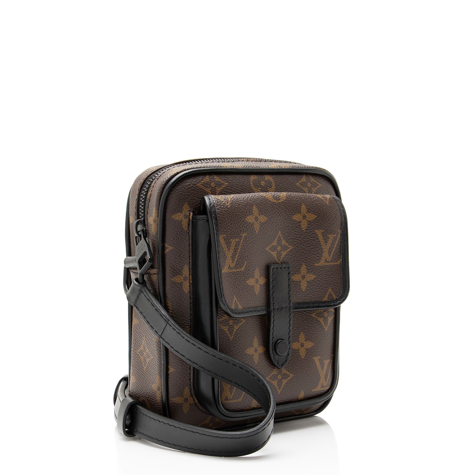 Louis Vuitton Monogram Macassar Christopher Wearable Wallet Shoulder Bag