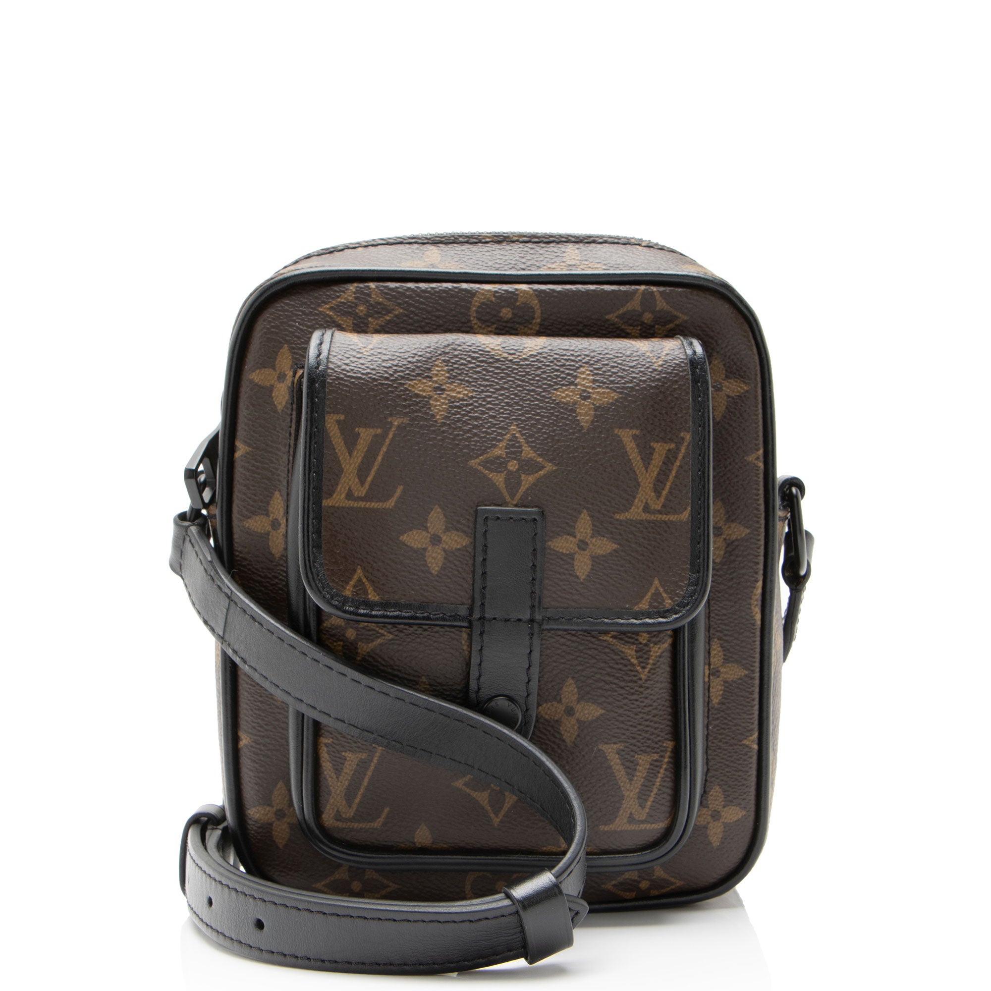Louis Vuitton Monogram Macassar Christopher Wearable Wallet Shoulder Bag